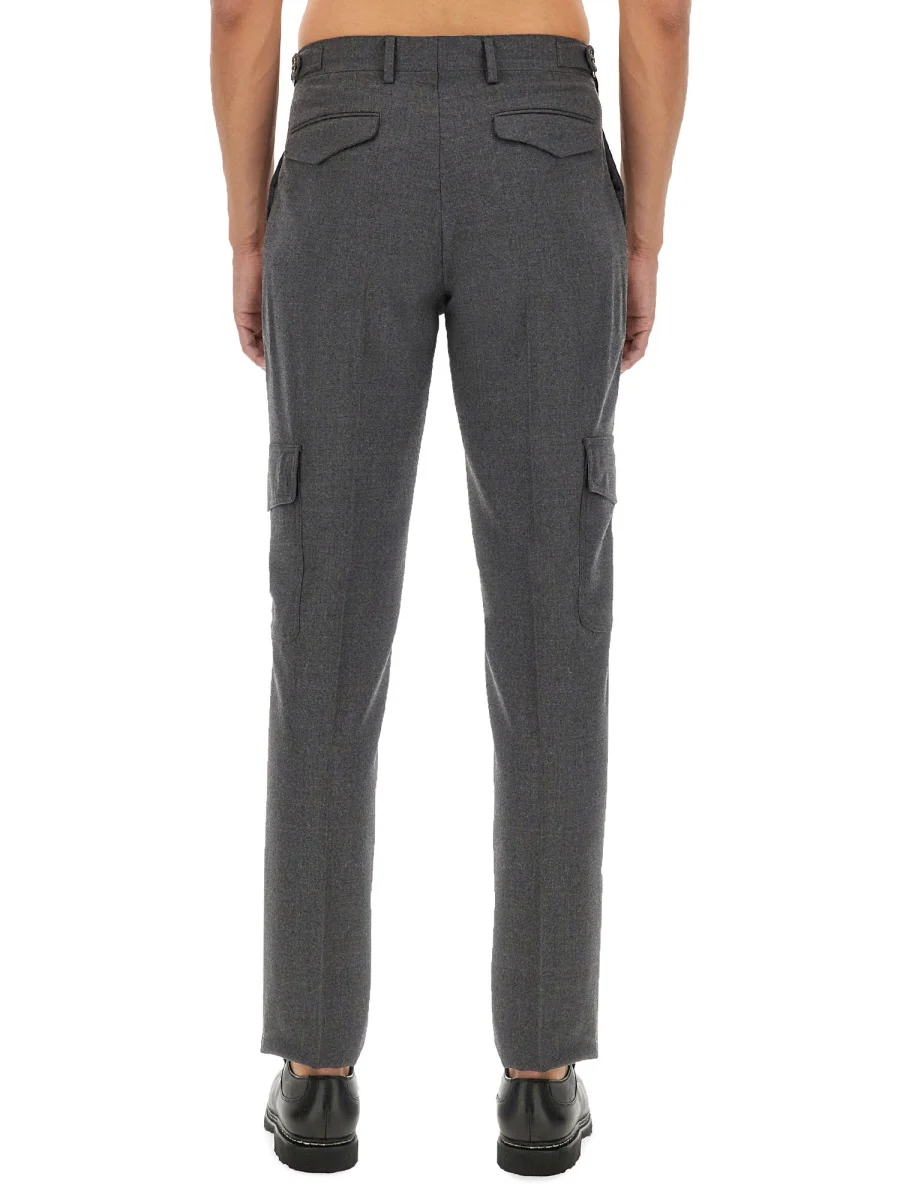 Lardini Men's Tailored Wool Pants - Image 4