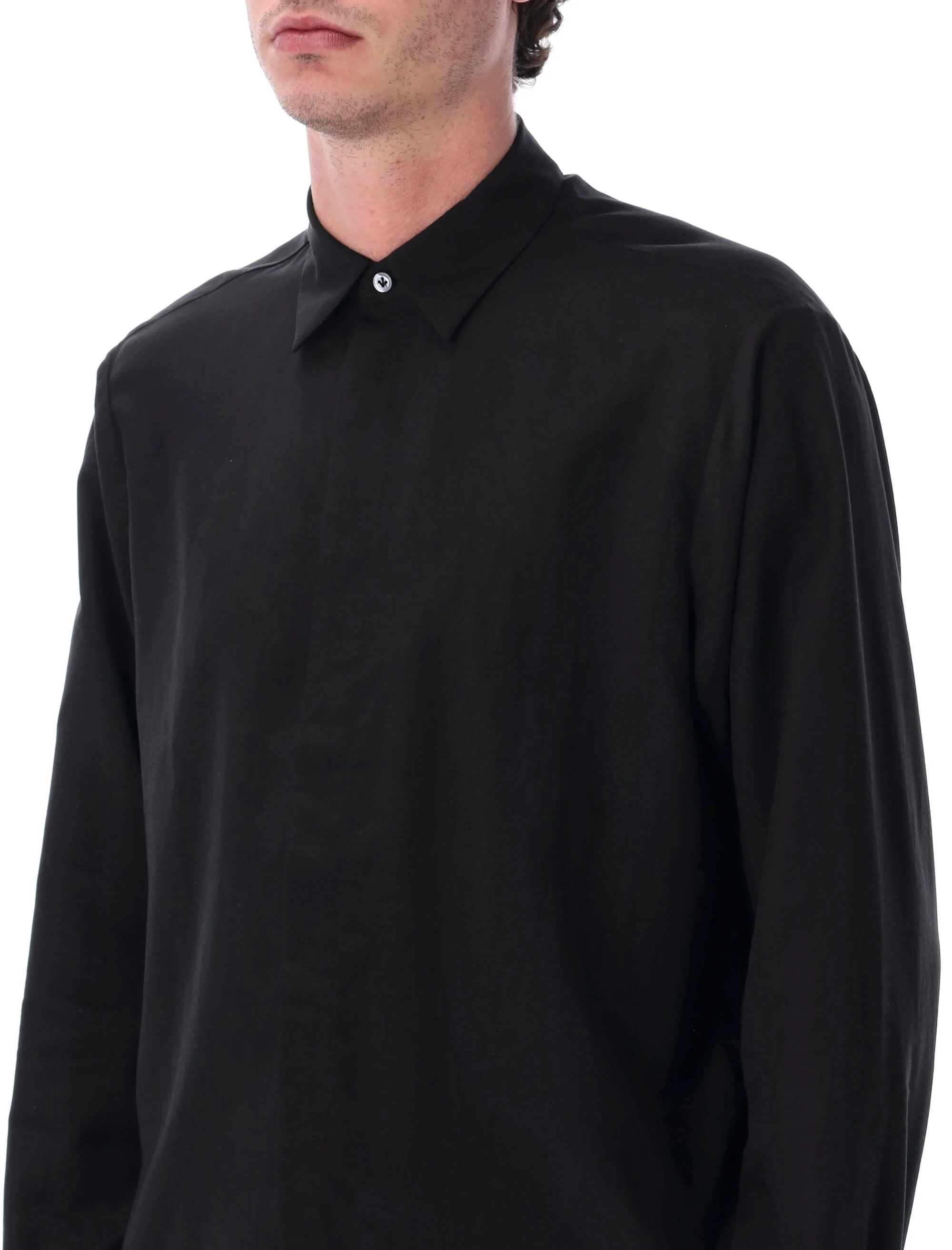 Lardini Oversized Minimalist Shirt - Size 41 - Image 3