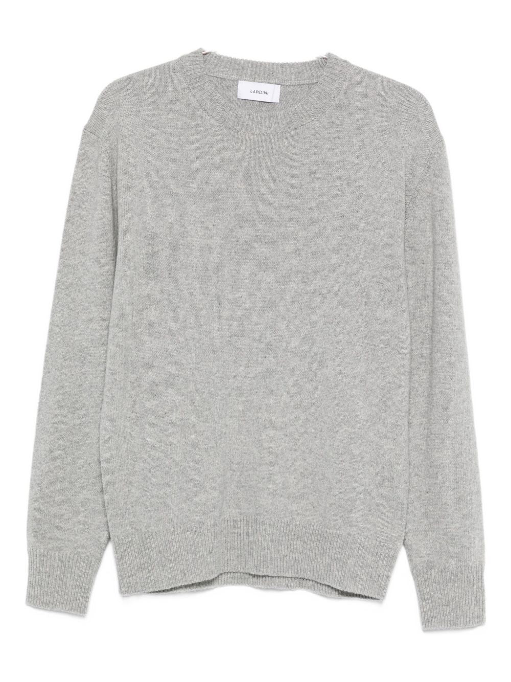 Lardini Ribbed Crewneck Sweater for Men