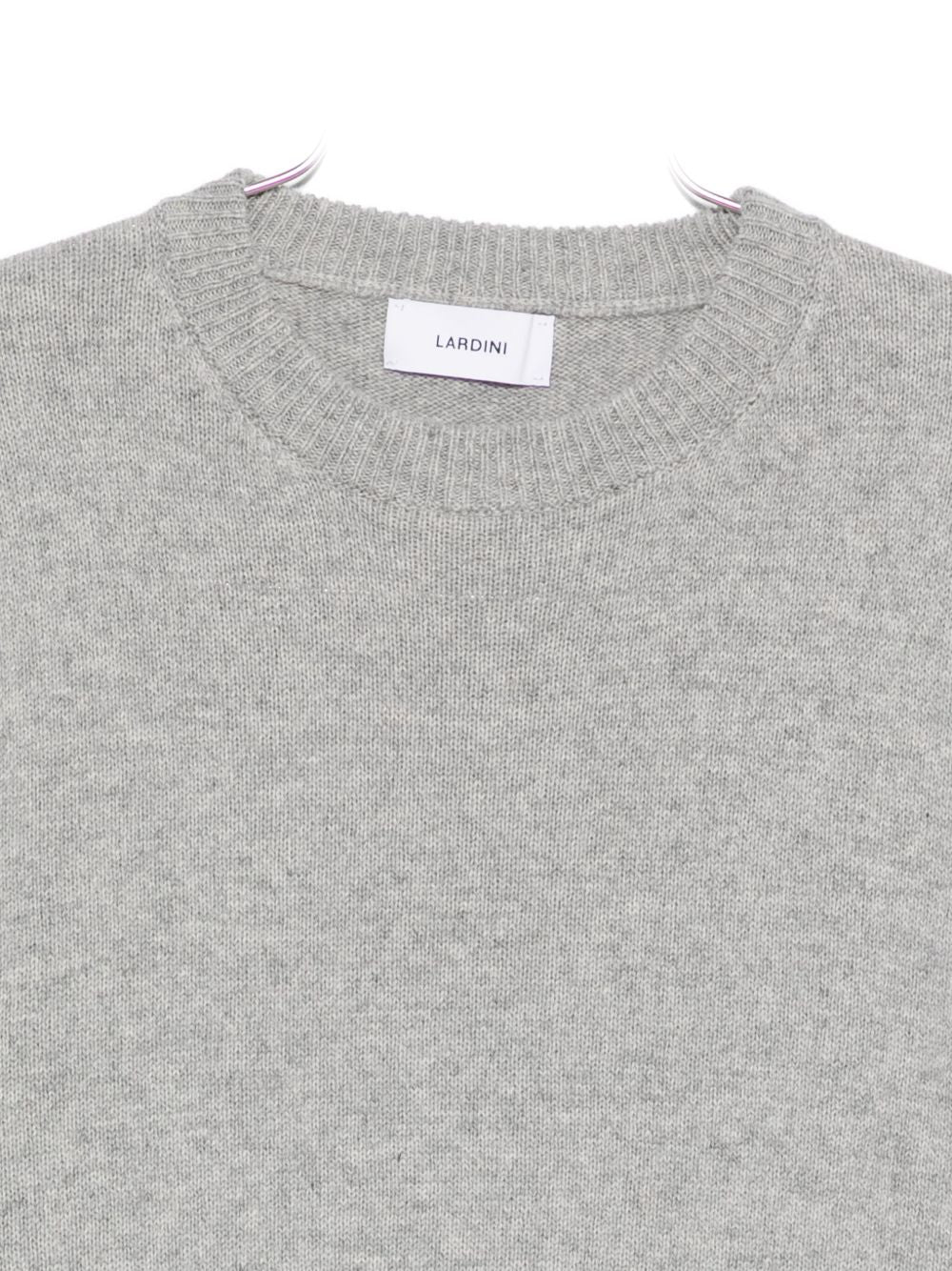 Lardini Ribbed Crewneck Sweater for Men - Image 3