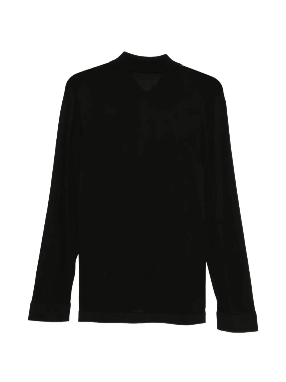 Lardini Silk Button-Up Long Sleeve Shirt - Size M - Image 2