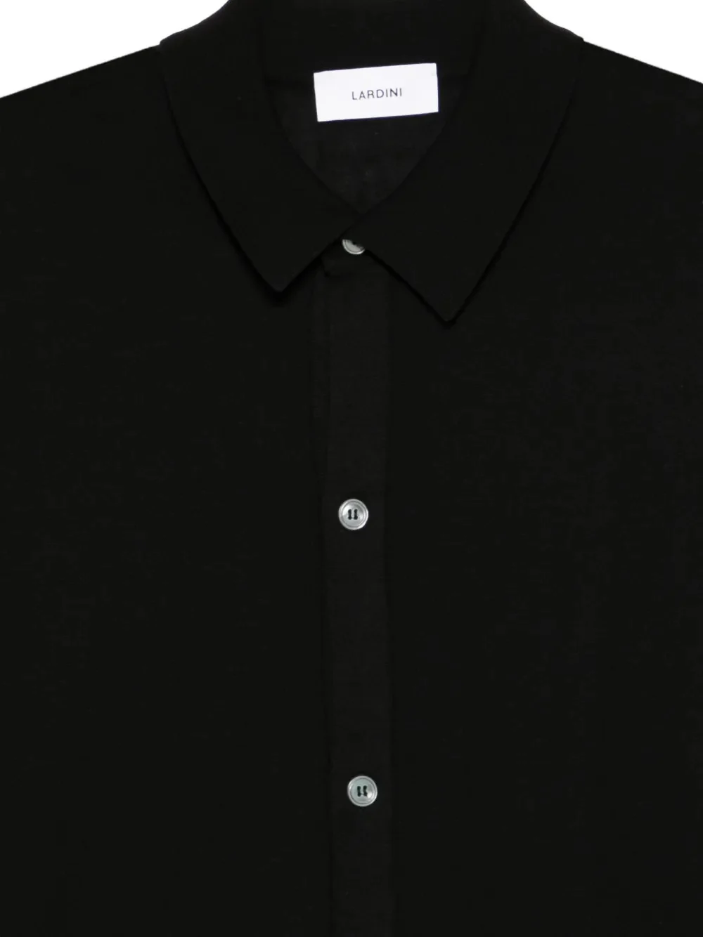 Lardini Silk Button-Up Long Sleeve Shirt - Size M - Image 3