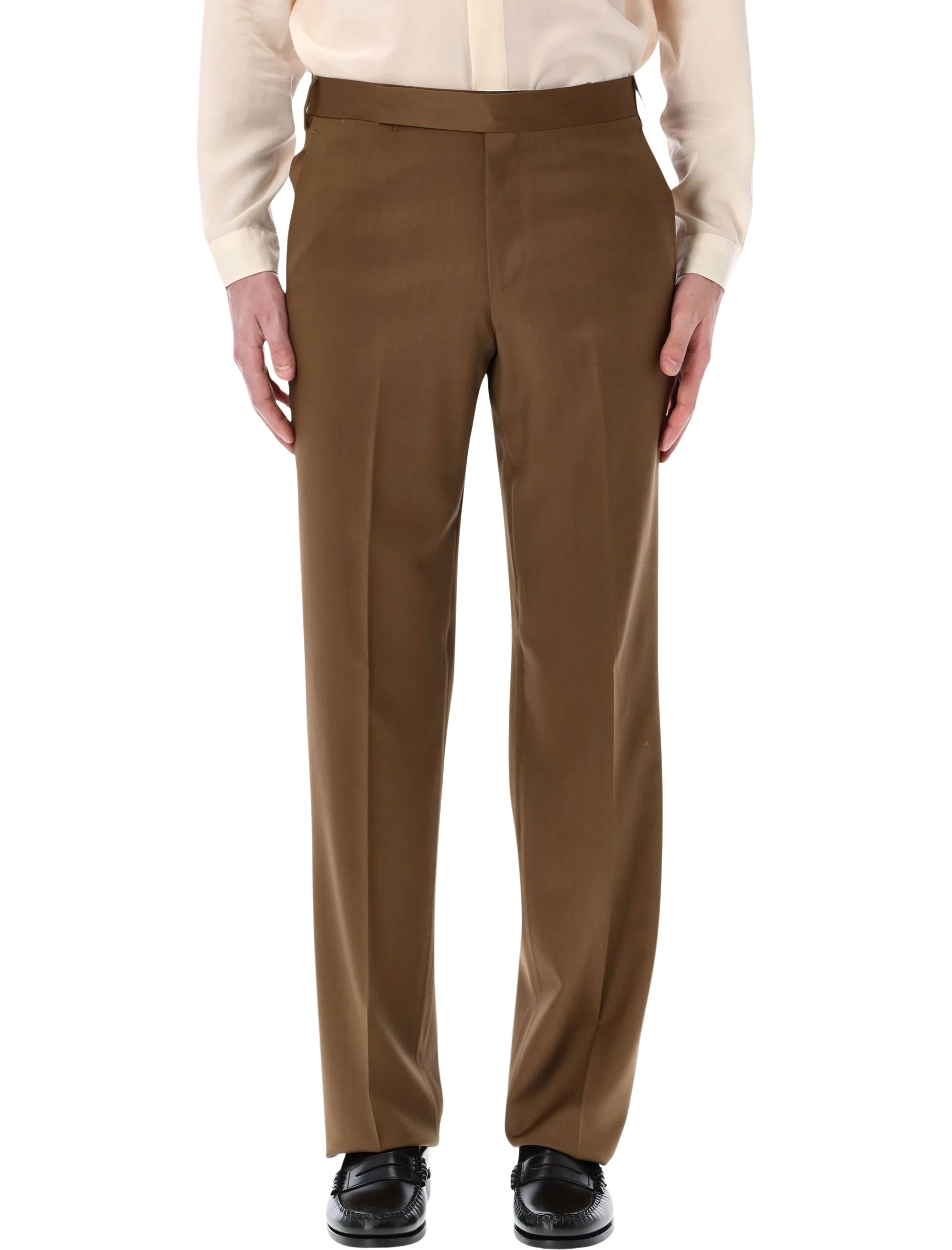 Lardini Stretch Crepe Gabardine Trousers