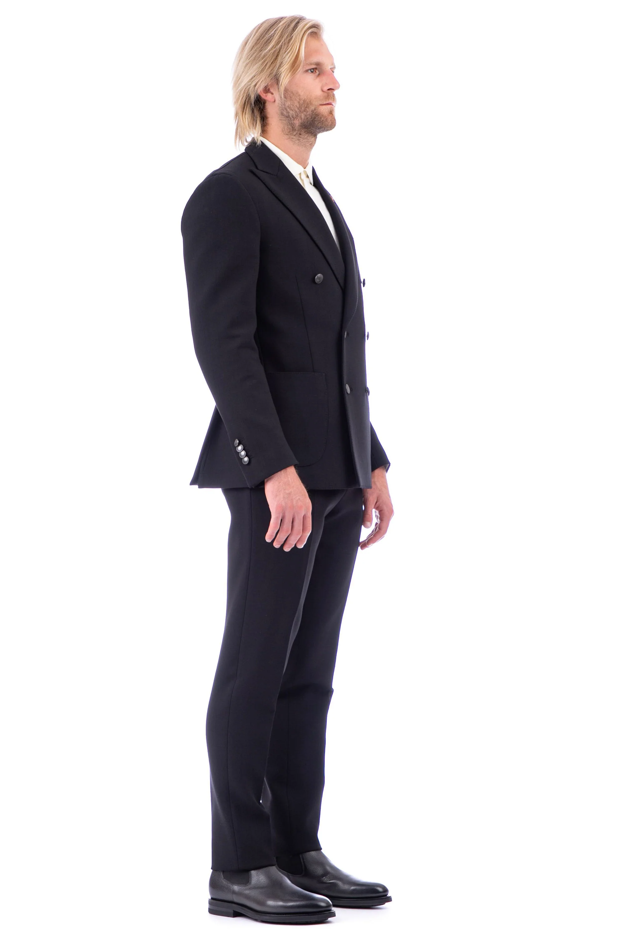 Lardini Sustainable Bi-Stretch Technical Wool Suit - Fall/Winter 2022 - Image 2