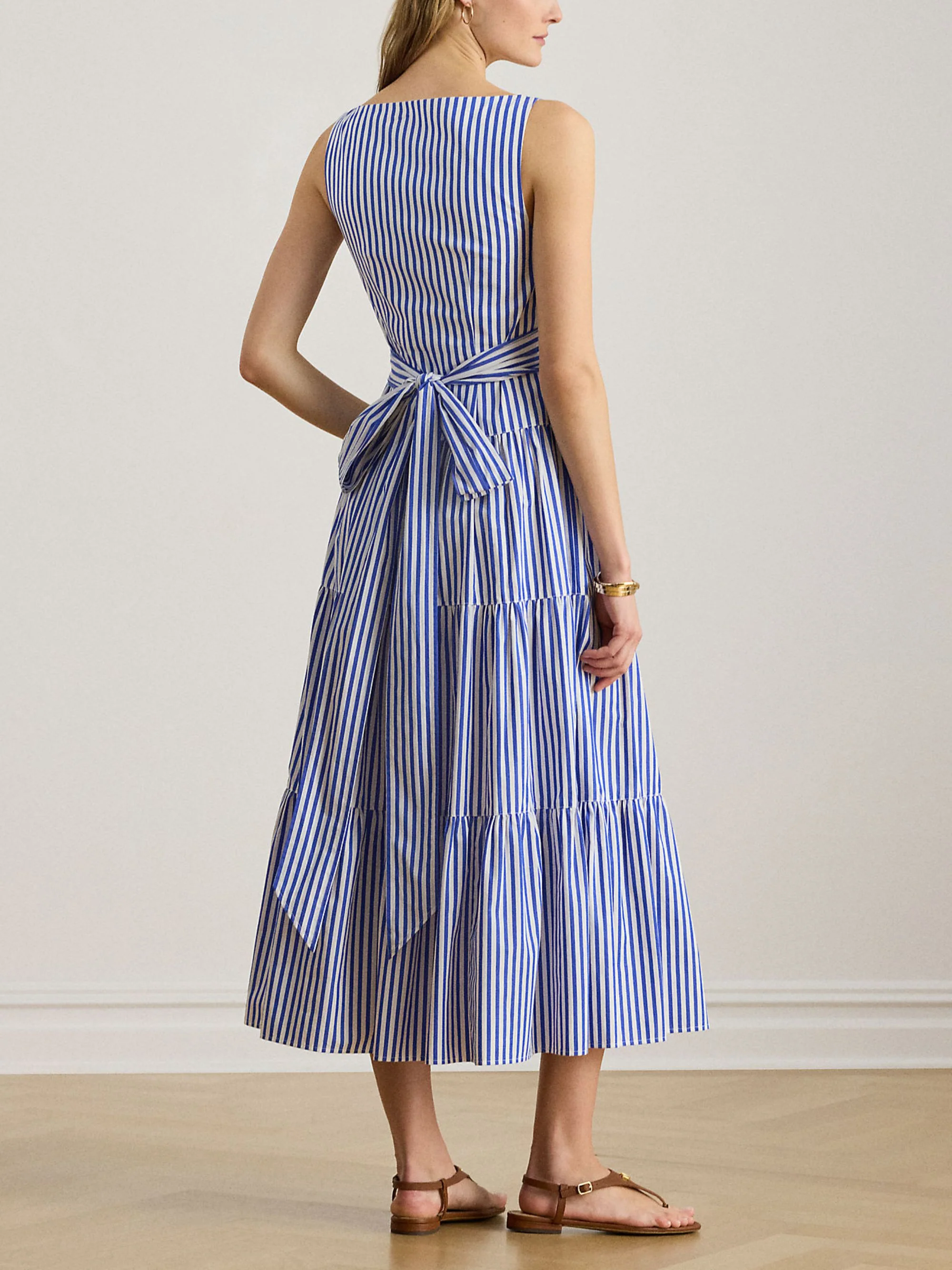 Lauren Ralph Lauren Elegant Cotton Mini Dress for Women - Image 3