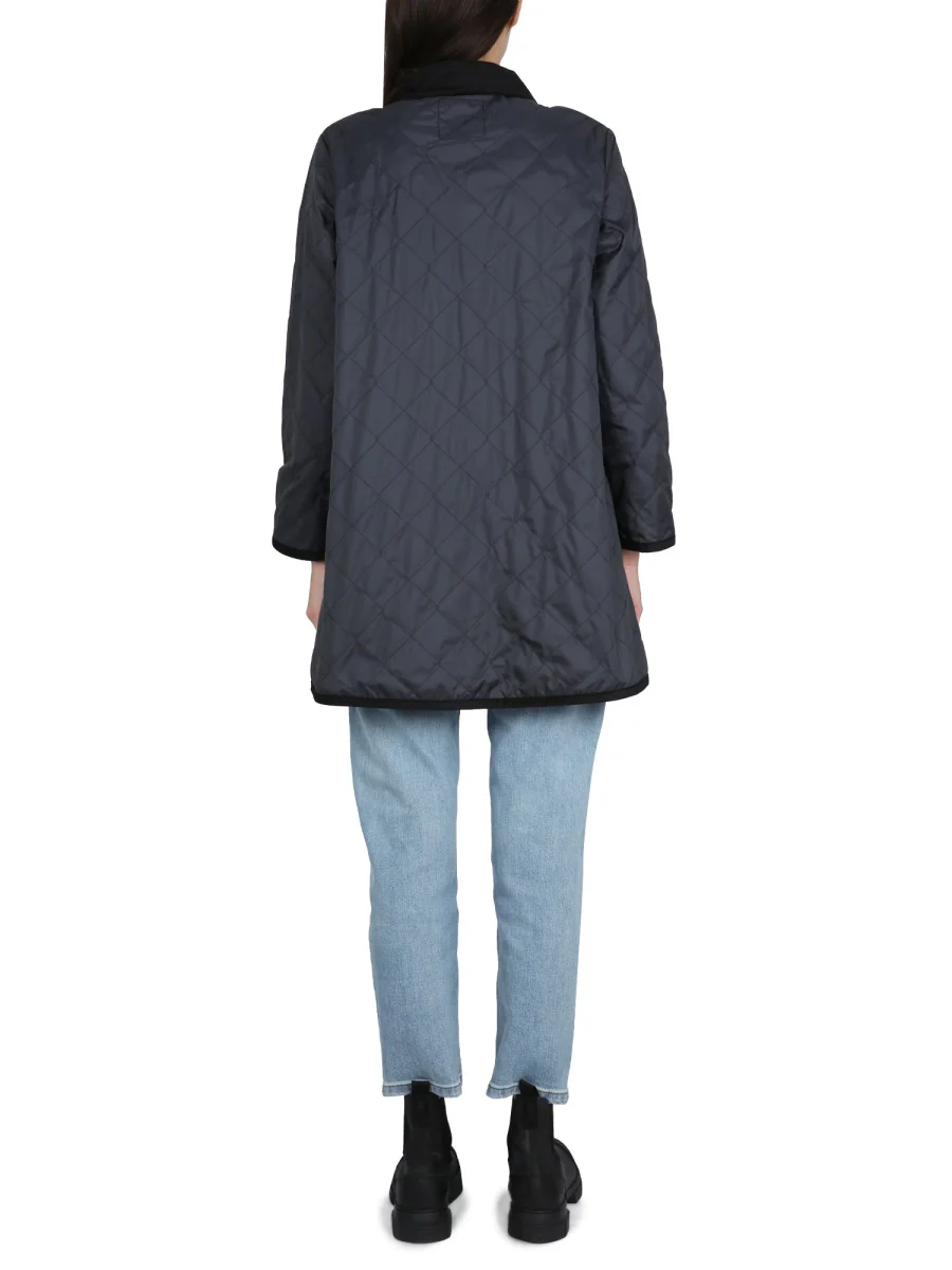Lavenham Classic Velvet Contrast Women's Nylon Jacket - Image 3