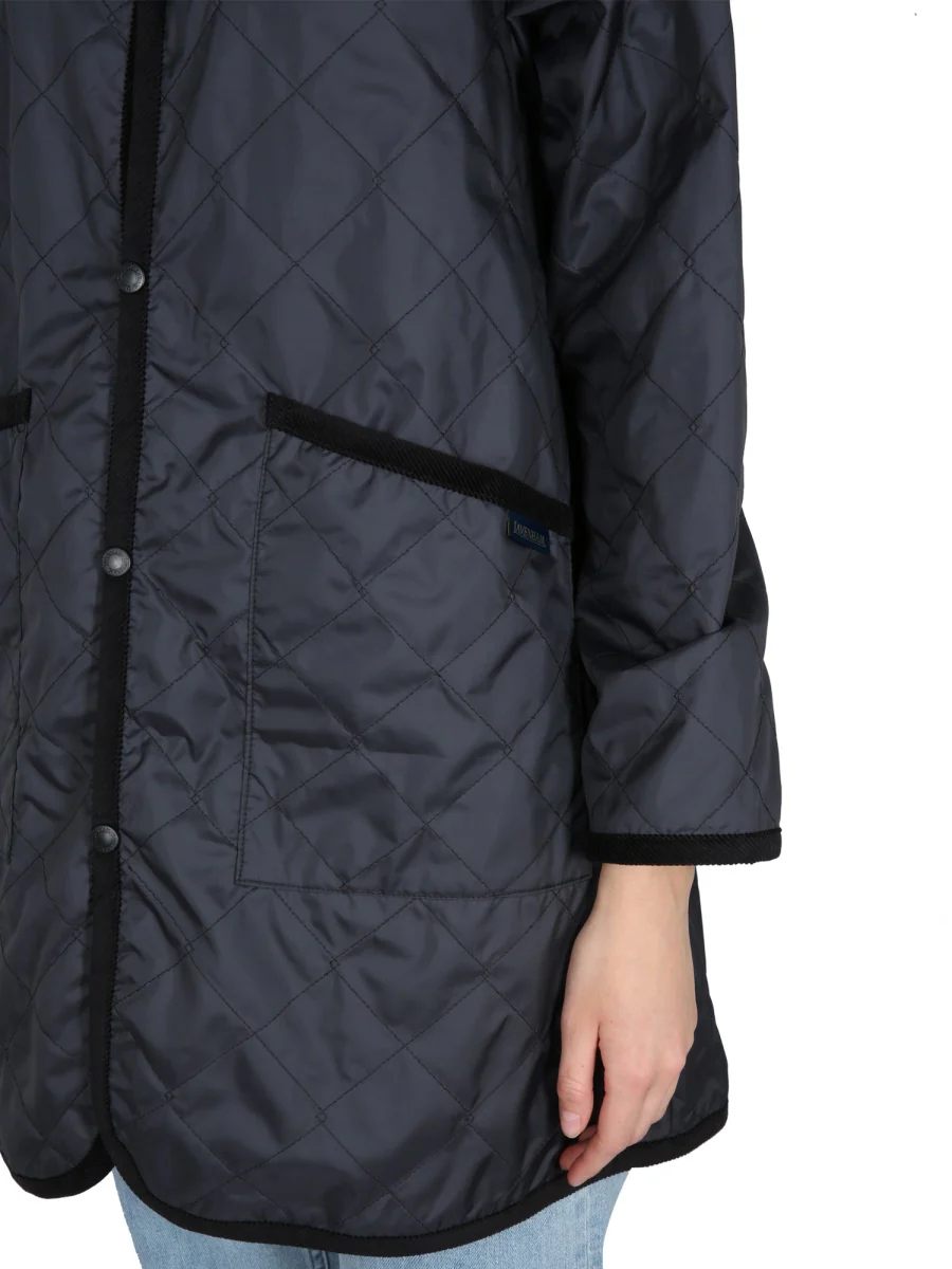 Lavenham Classic Velvet Contrast Women's Nylon Jacket - Image 4
