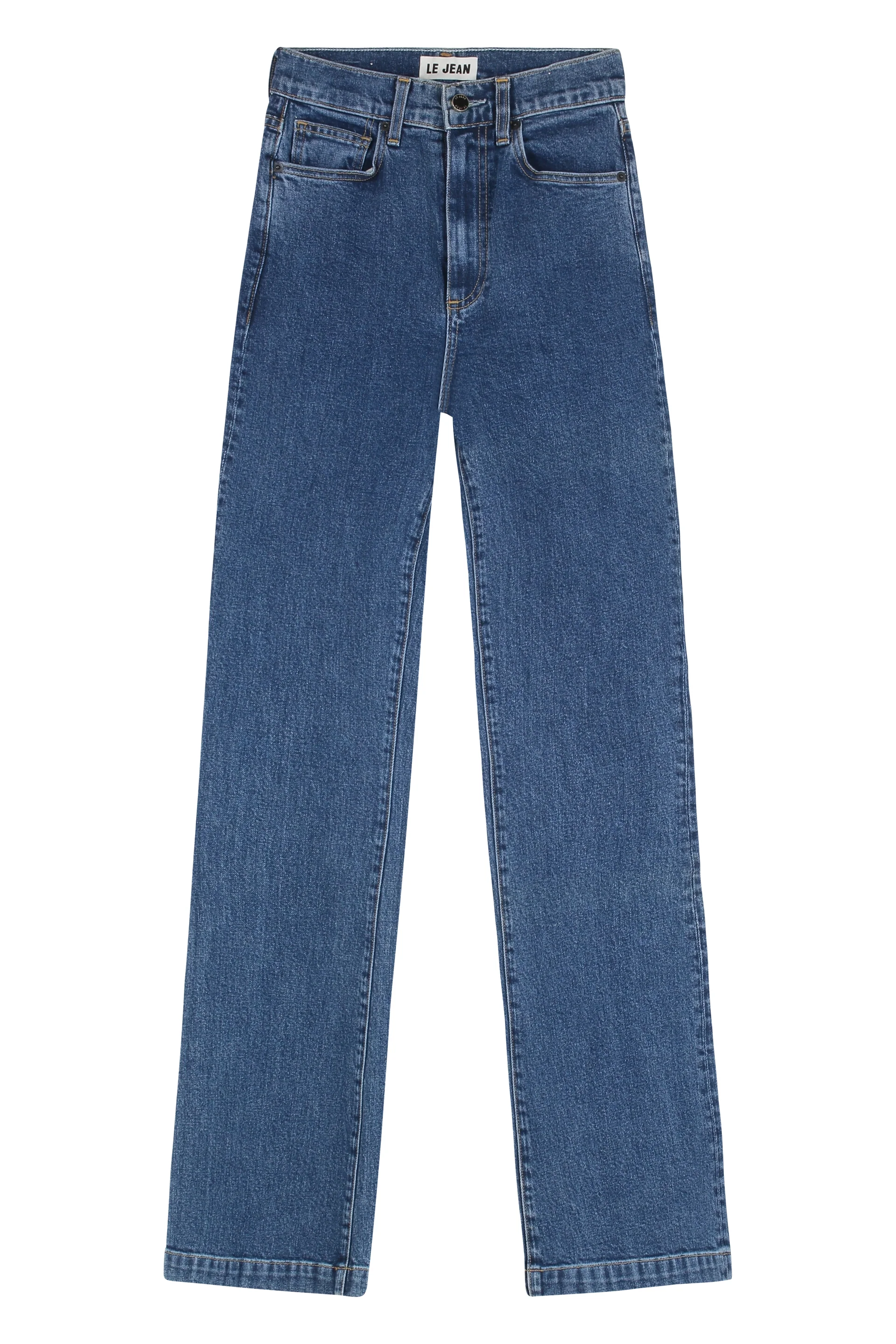 Le Jean Straight Leg Jeans with Flare - Women's Design