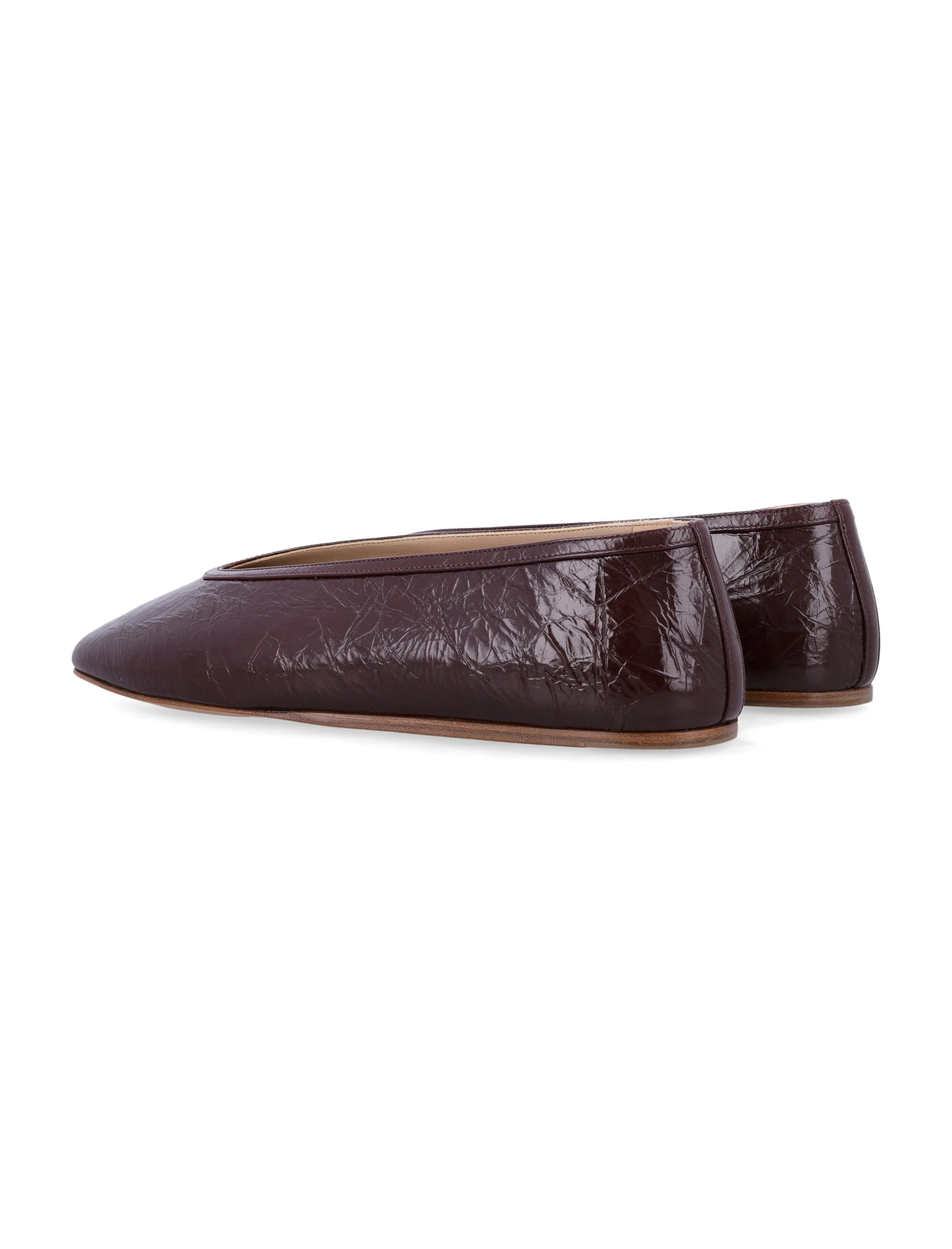 LE MONDE BERYL Luna Leather Slippers - Image 4