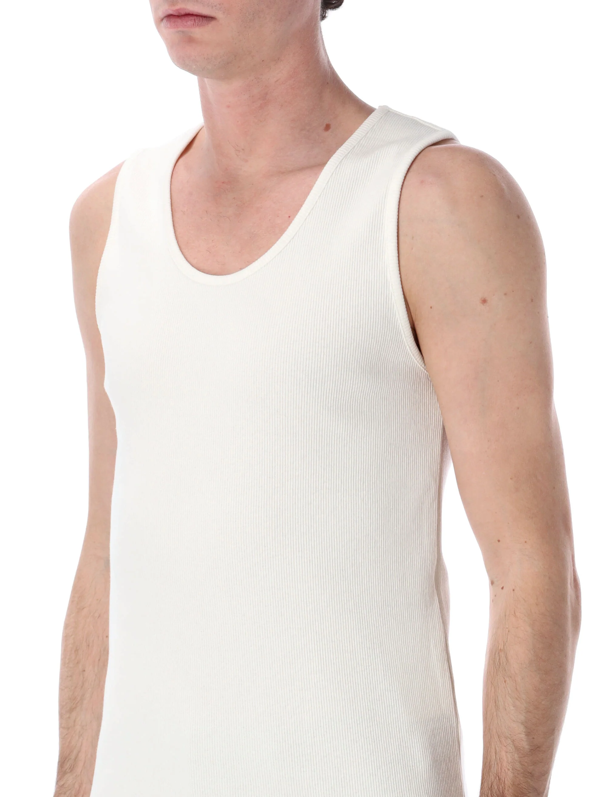 LEMAIRE RIB TANK TOP in COTTON JERSEY - Image 3