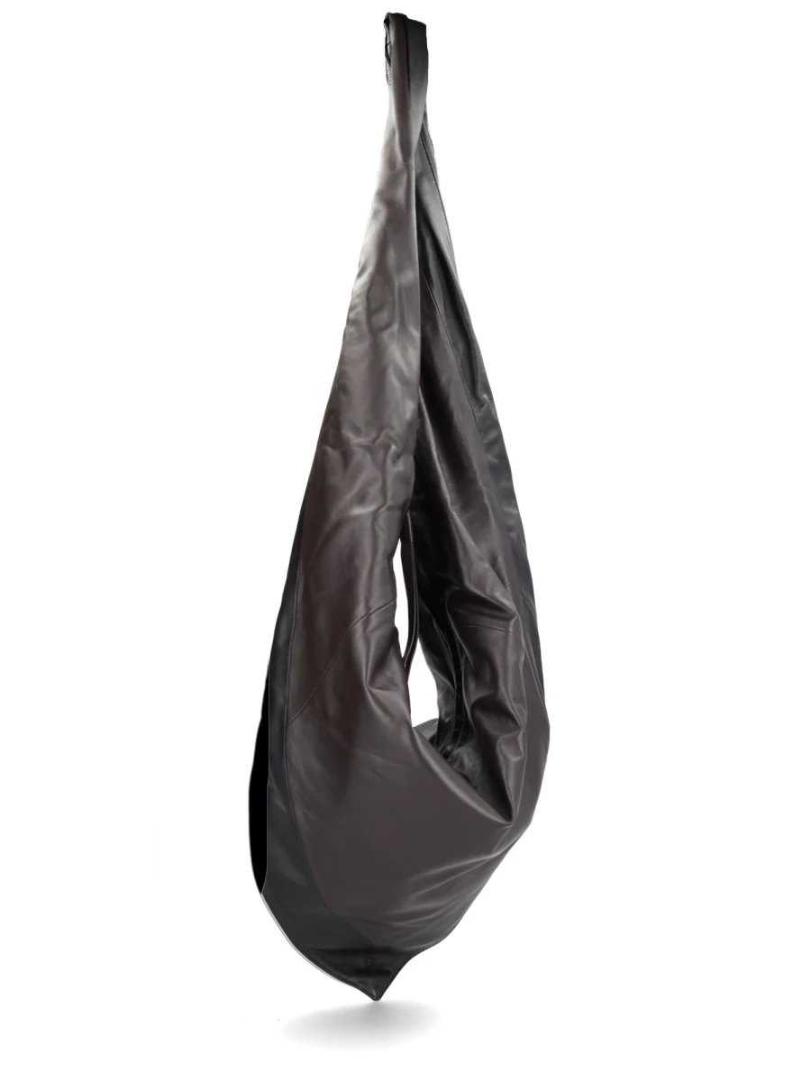 LEMAIRE Scarf Bag in Leather - Shiny Nappa Leather