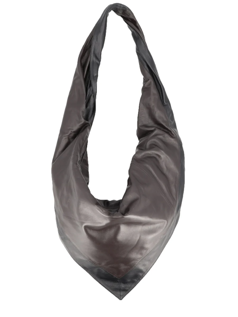 LEMAIRE Scarf Bag in Leather - Shiny Nappa Leather - Image 2