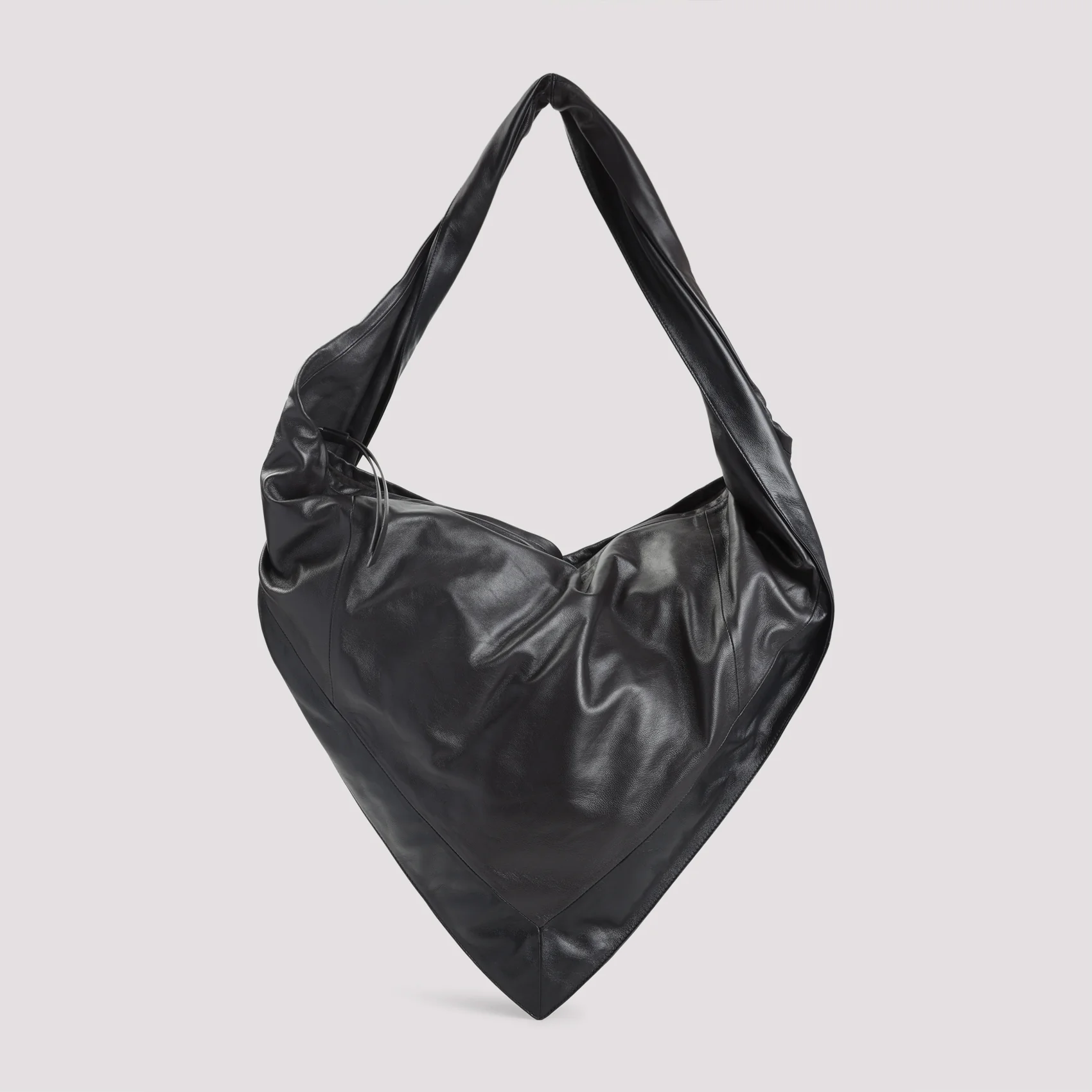 LEMAIRE Scarf Bag in Leather - Shiny Nappa Leather - Image 5