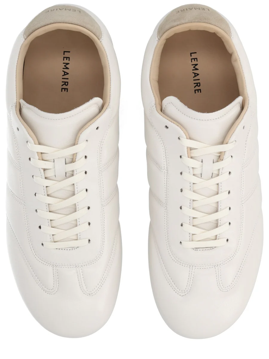 LEMAIRE SOFT RUNNER in LEATHER - Shiny Nappa Lamb Leather - Men - Image 3