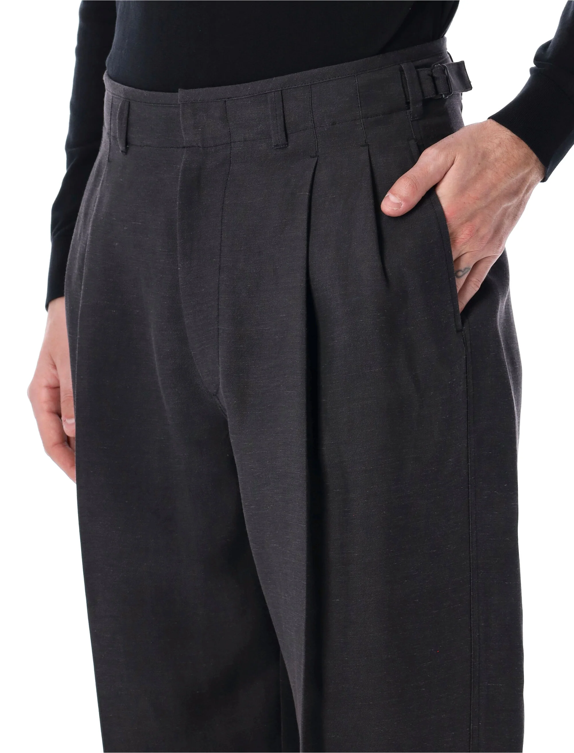 Lemaire Tailored Pants for Men - Size 48 - Image 3