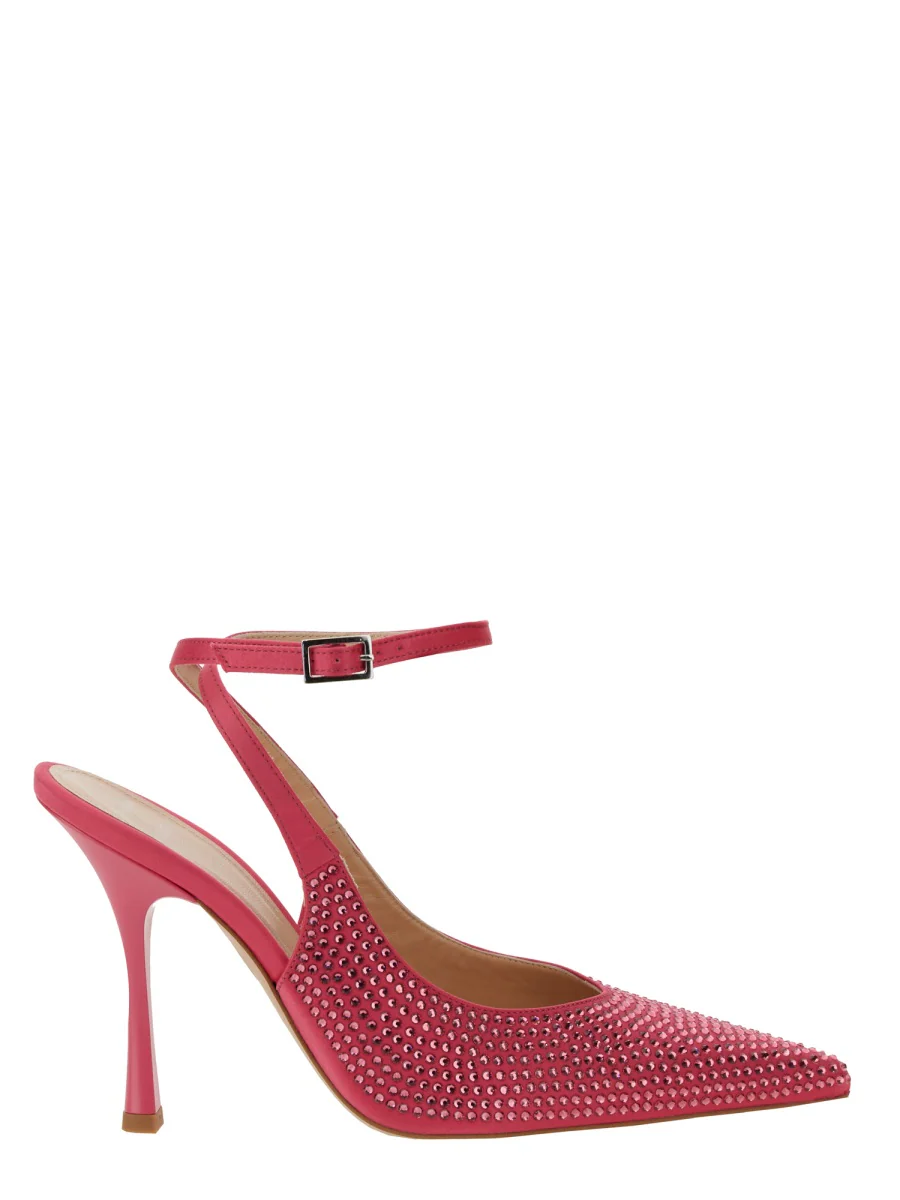 LEONIE HANNE X LIU JO Satin Slingback with Hourglass Heel - Image 4