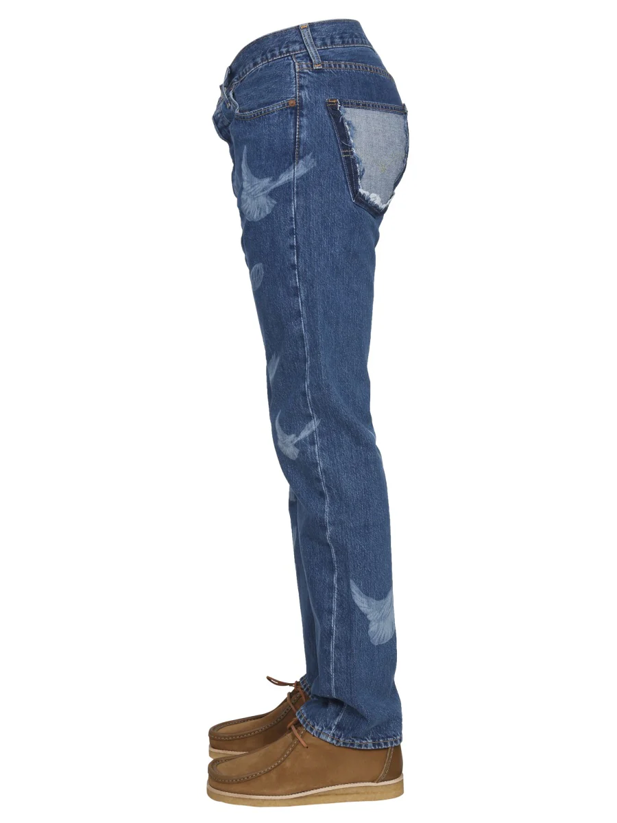 LEVI’S BY 3.PARADIS Printed 501 Jeans - Image 7
