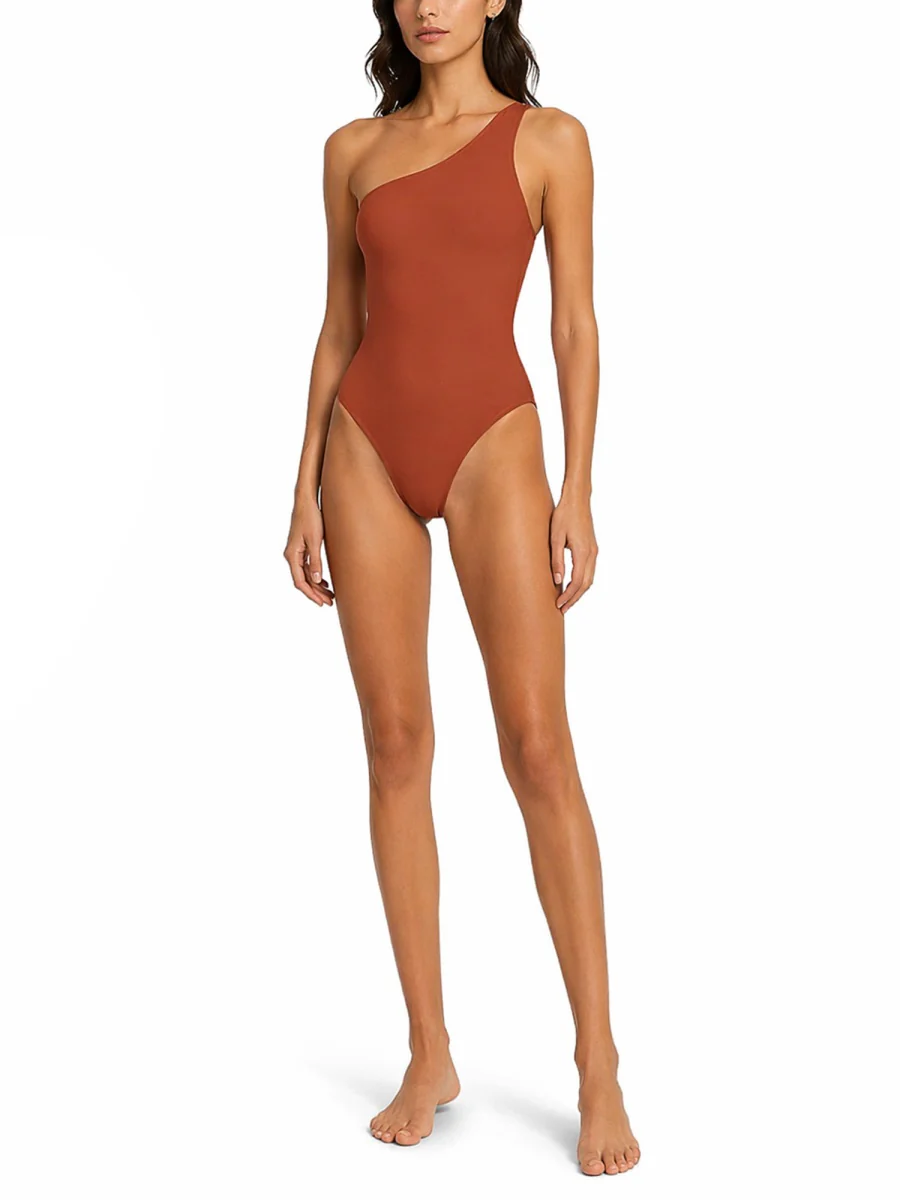 Lido One-Shoulder Swimsuit - Image 2