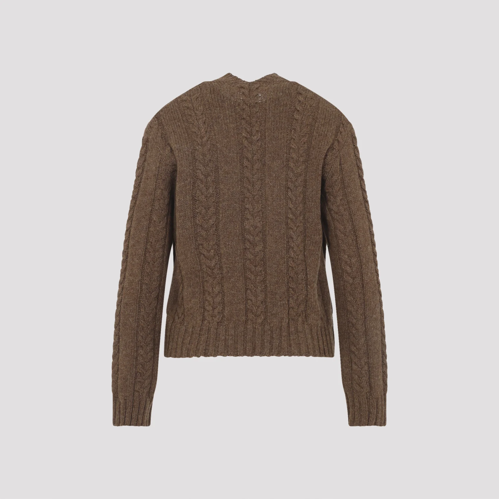 LOEWE Cable-knit Keyhole Sweater - Image 4