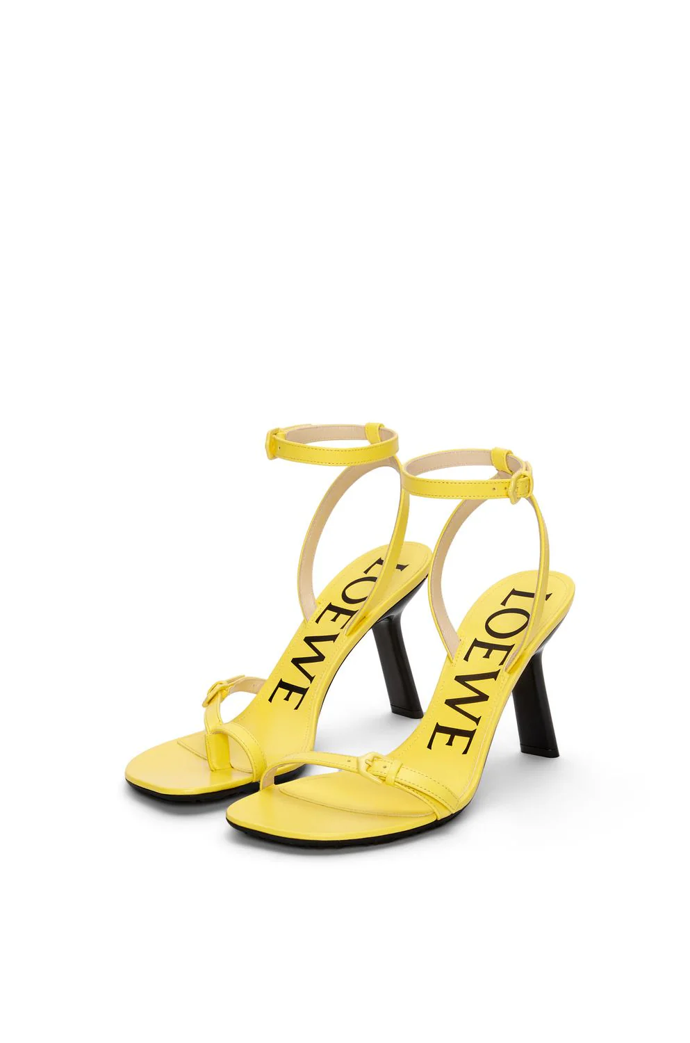 LOEWE Paula's Ibiza Petal Anagram Leather Sandals - Image 2