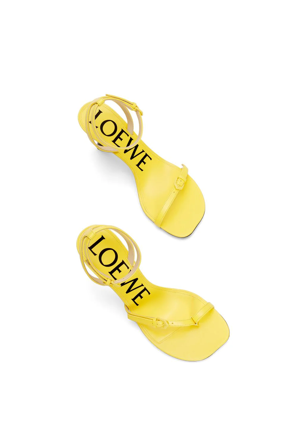 LOEWE Paula's Ibiza Petal Anagram Leather Sandals - Image 3