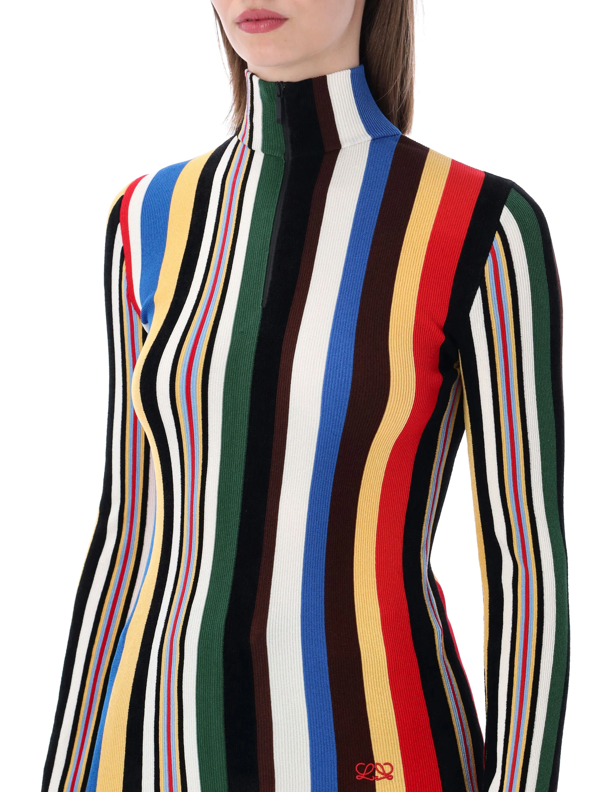 Loewe Sleek Zip High-Neck Slim Fit Top - Size S - Image 3
