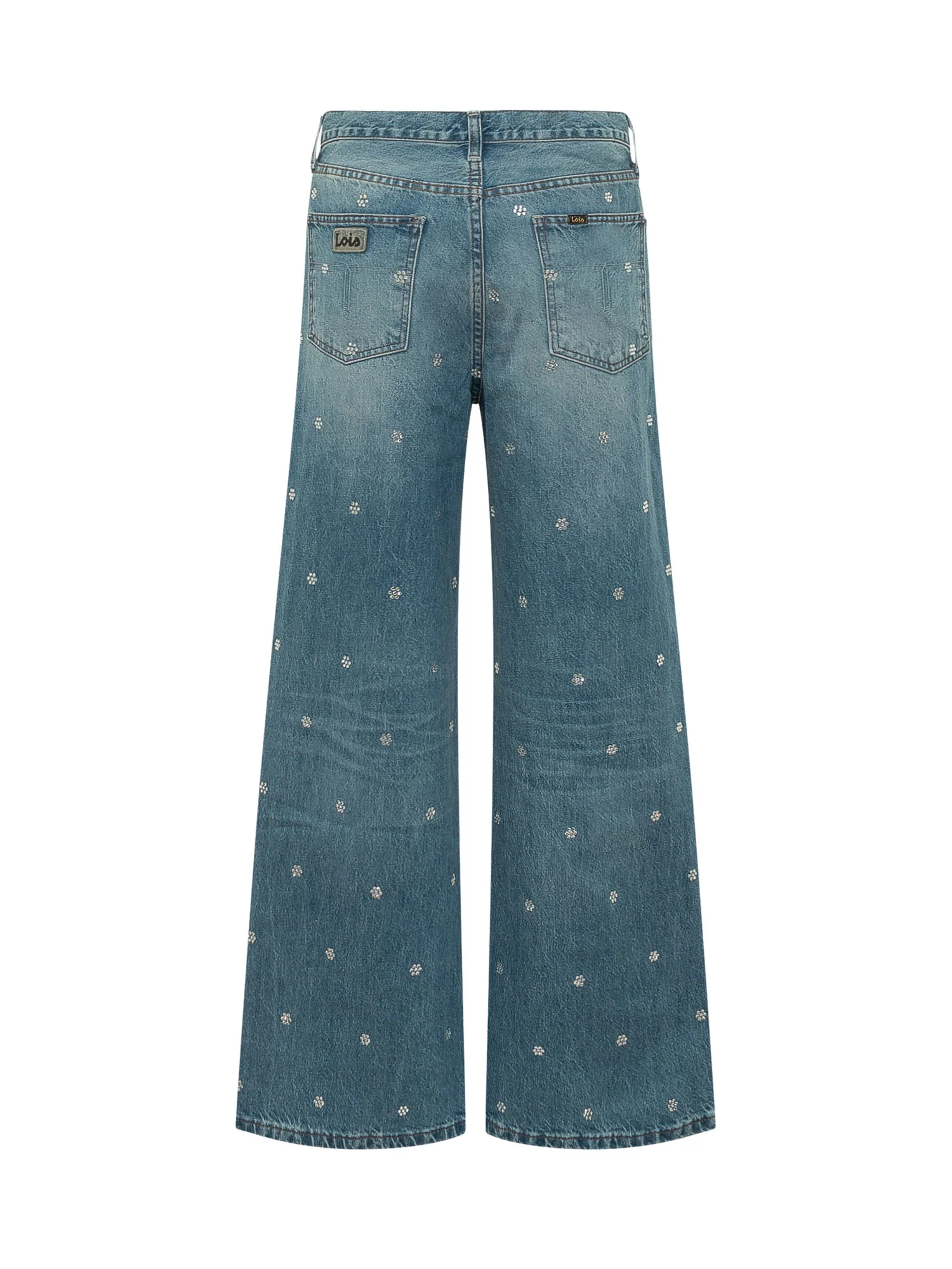 Lois Skater Loose Mini Style with Double Stone Crystal Details - Image 2