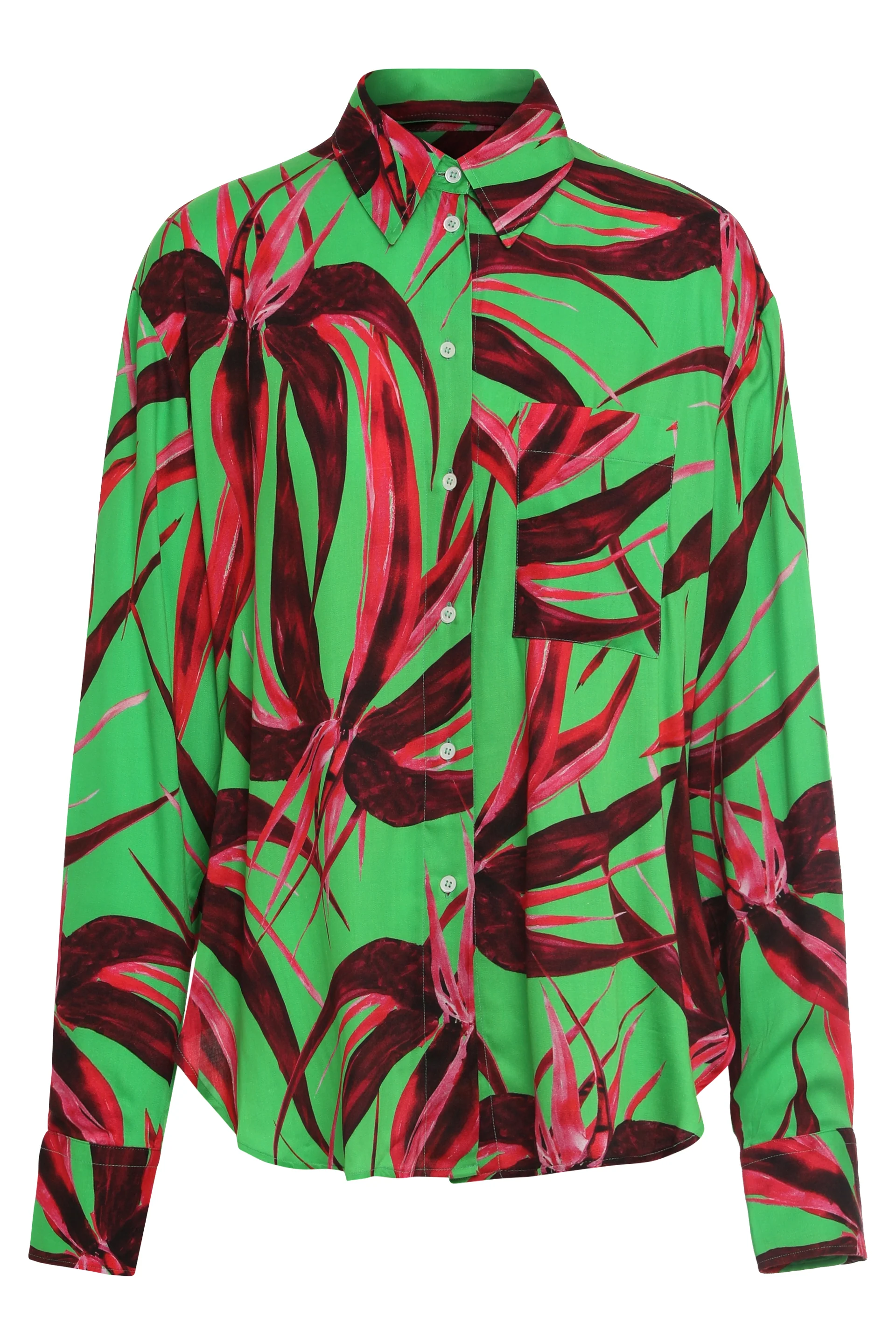 Louisa Ballou Printed Viscose Shirt