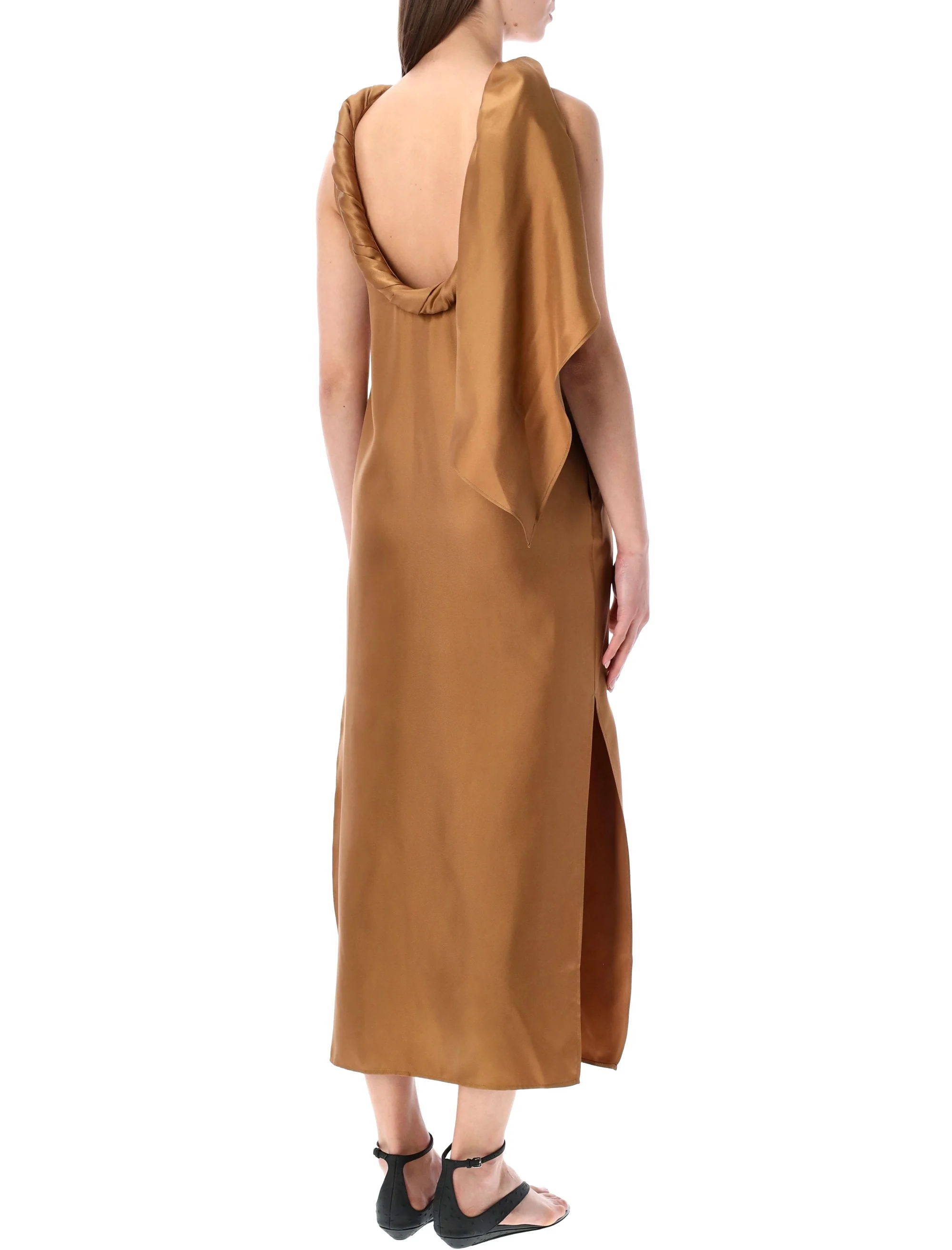 LOULOU Demi Embroidered Silk-twill Mini Dress - Image 2