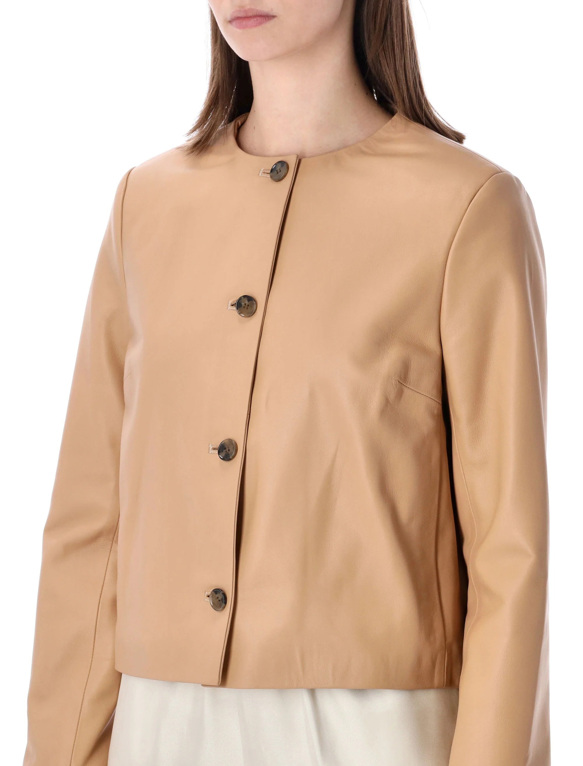 LOULOU Raho Plongé Leather Jacket - Image 3