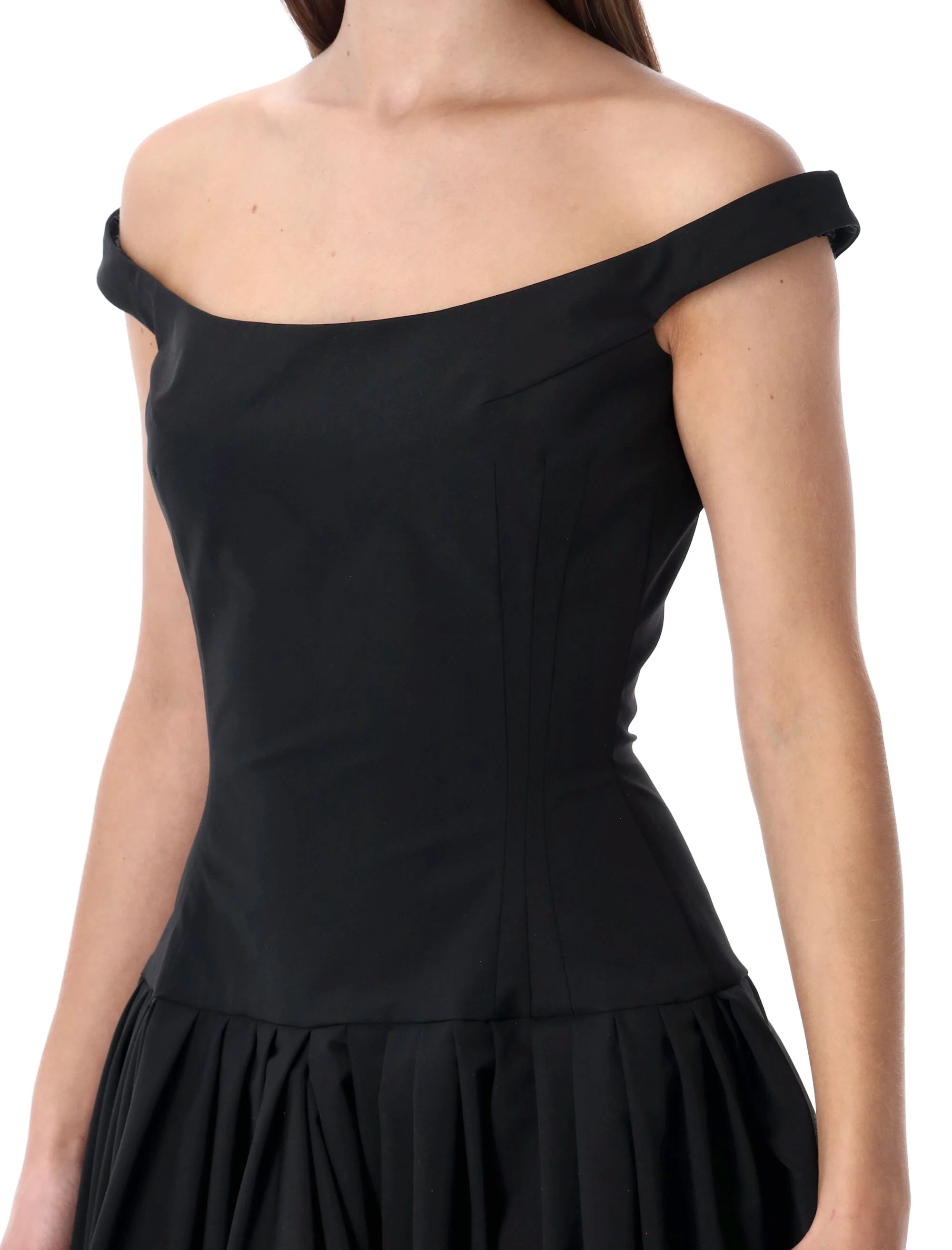 Magda Burtym Draped Off-shoulder Gown - Image 3