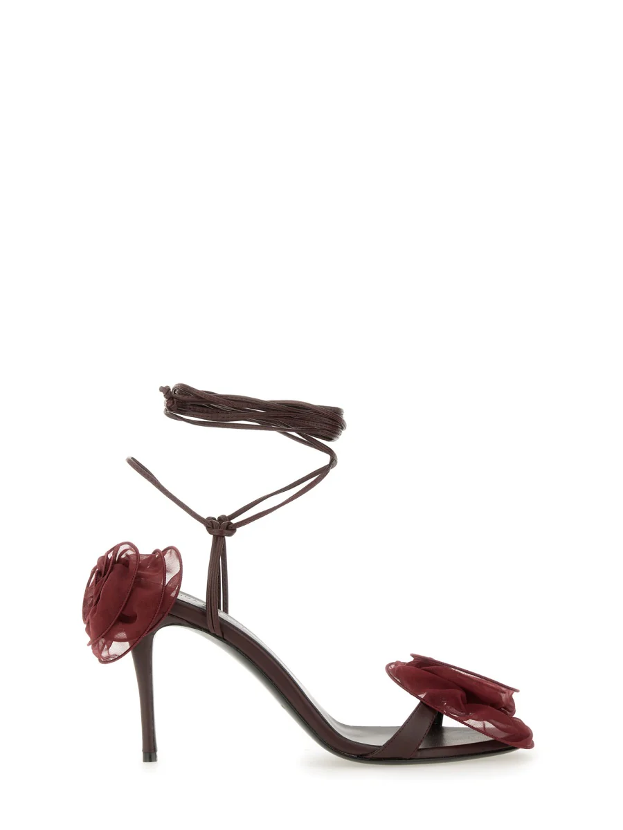 MAGDA BUTRYM Appliquéd Leather Sandals