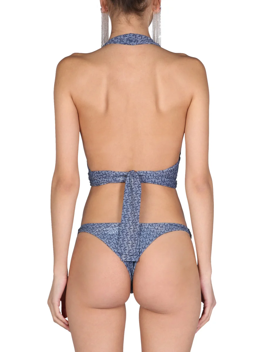 Magda Butrym Logo Print Bikini Top - Image 3