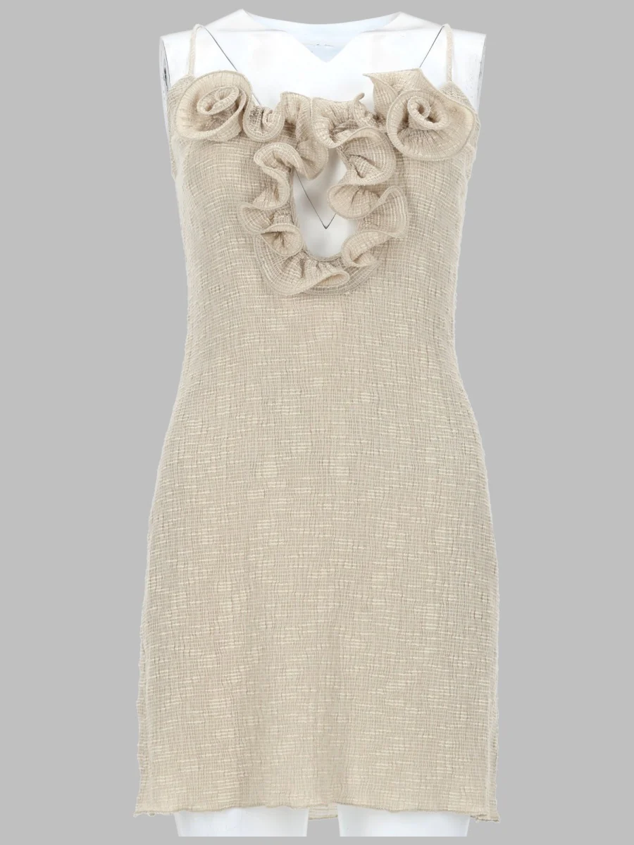 Magda Butrym Mini Dress with Luxe Shell Blend