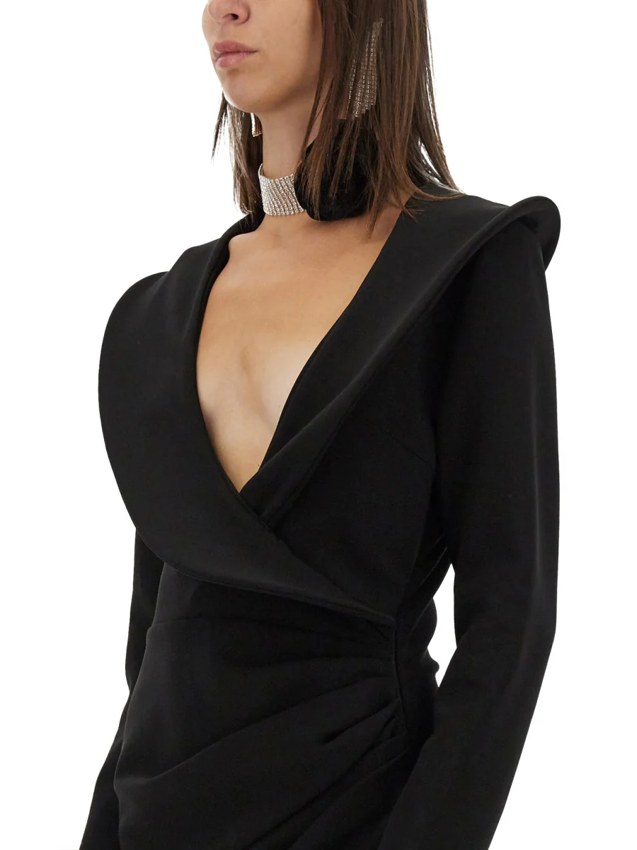 MAGDA BUTRYM Sculptural High-neck Mini Dress - Image 3