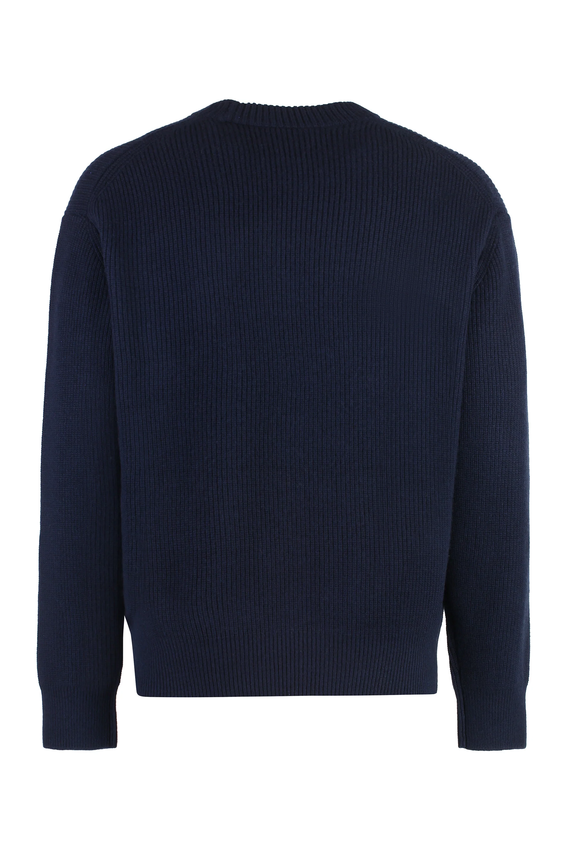 MAISON KITSUNÉ Bold Fox Head Patch Ribbed Jumper - Image 2