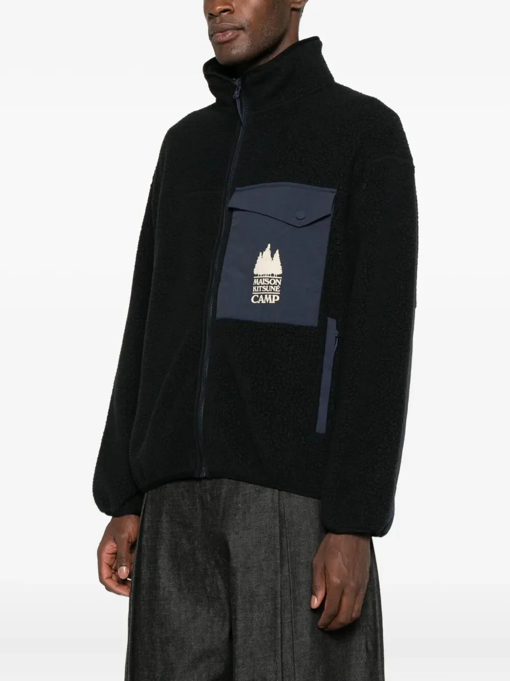 MAISON KITSUNÉ Casual Fleece Jacket - Image 4