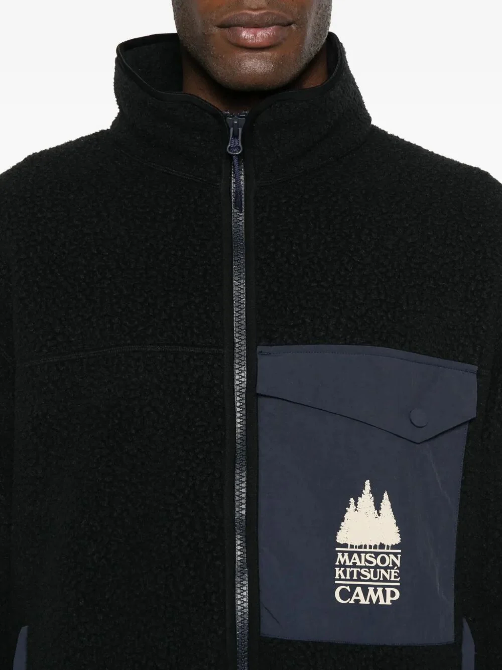 MAISON KITSUNÉ Casual Fleece Jacket - Image 5