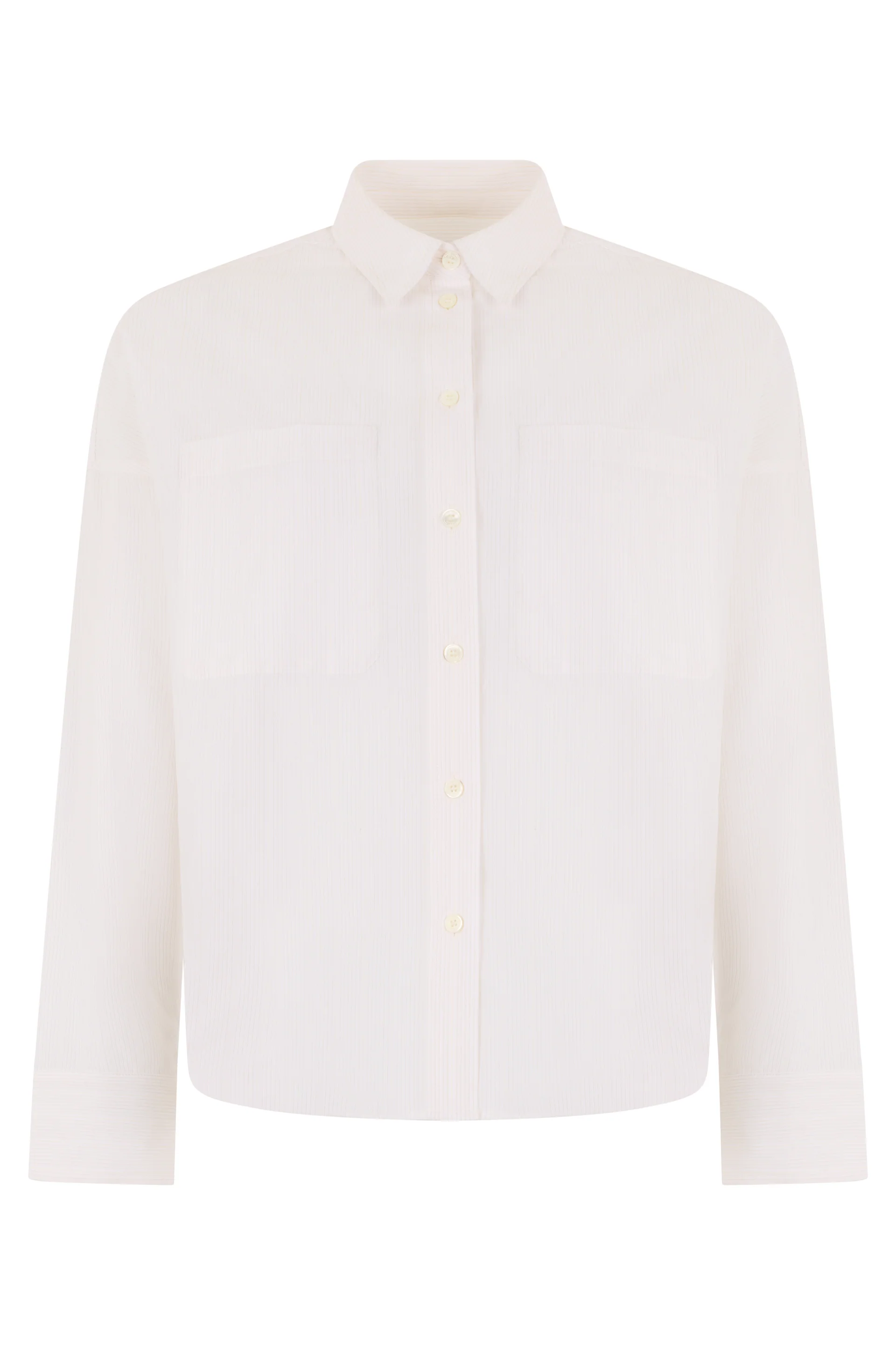Maison Kitsuné Classic Striped Cotton Shirt for Women - SS26