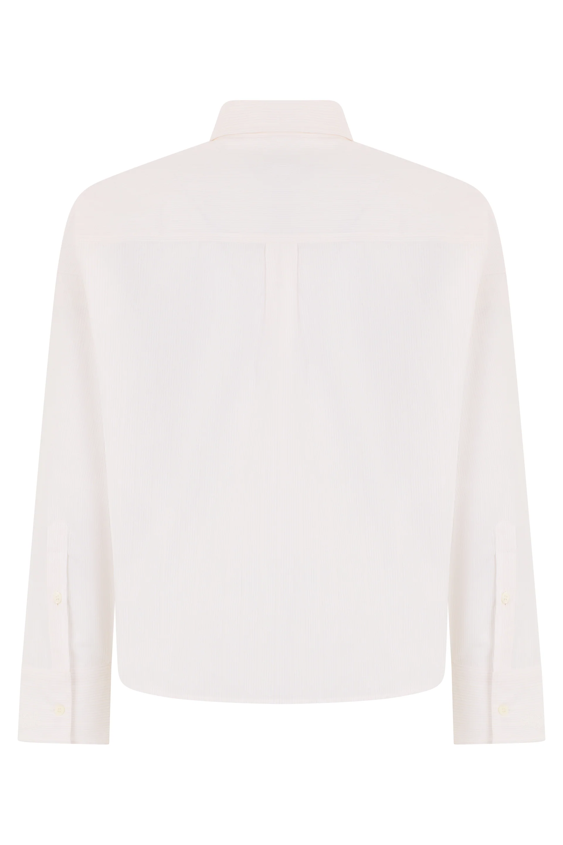 Maison Kitsuné Classic Striped Cotton Shirt for Women - SS26 - Image 2