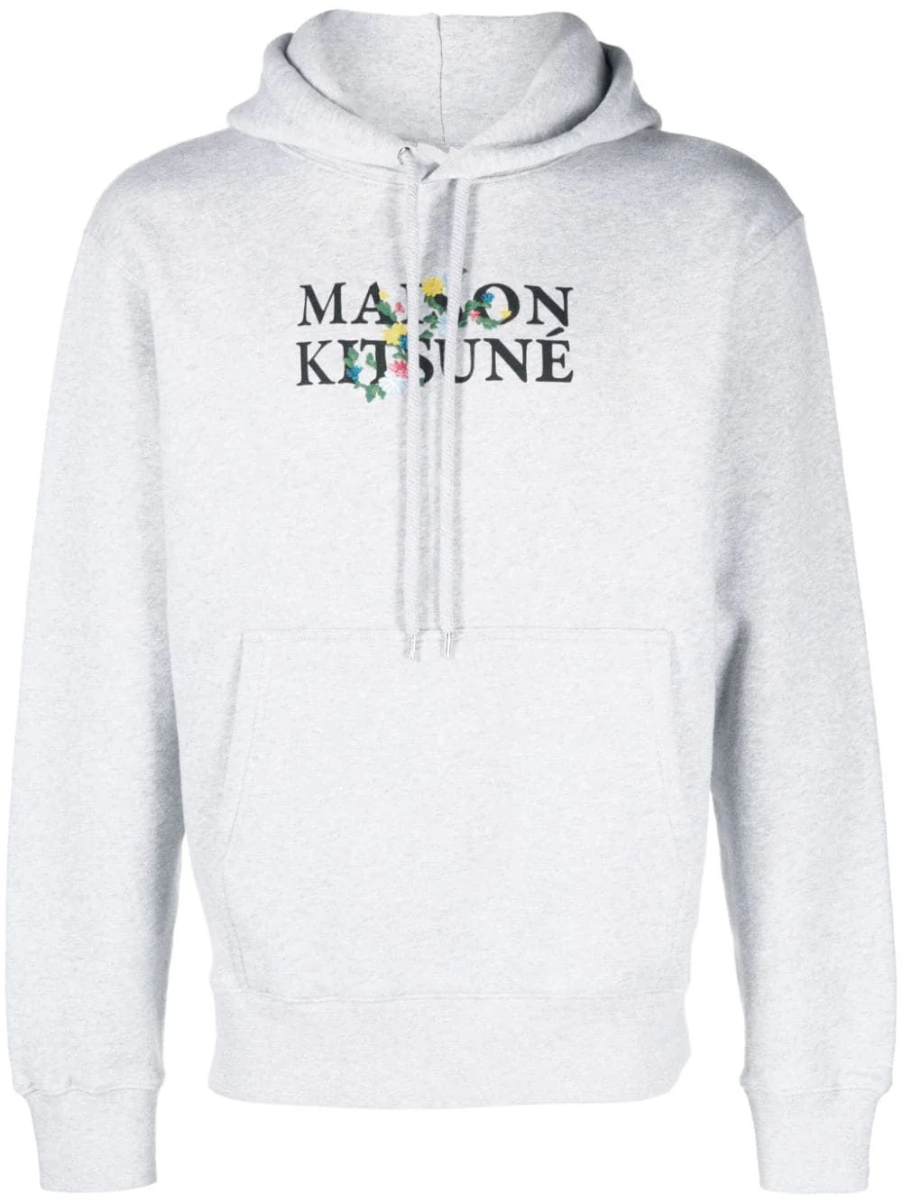 Maison Kitsuné Comfort Hoodie with Floral Design - FW23