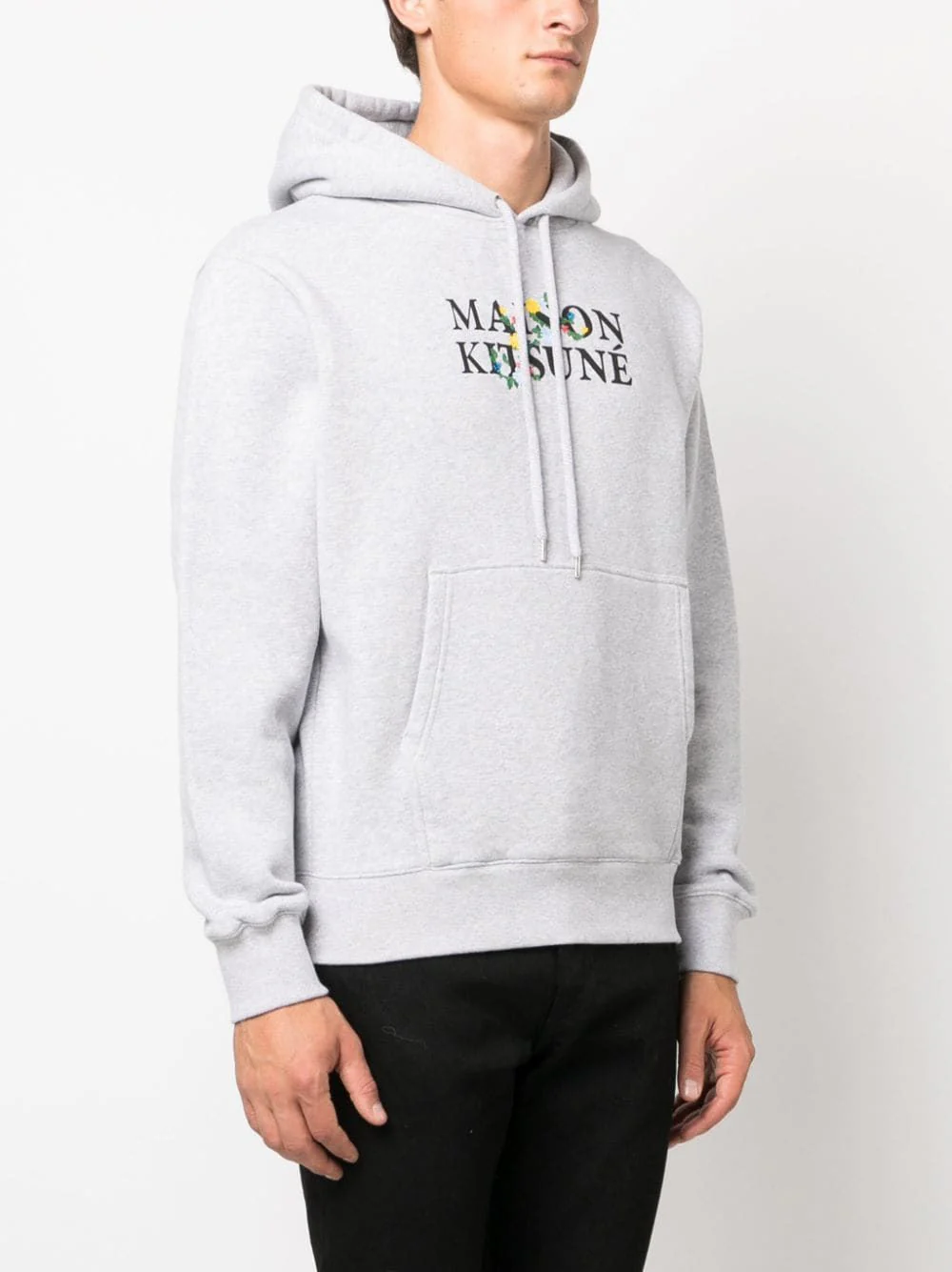 Maison Kitsuné Comfort Hoodie with Floral Design - FW23 - Image 3