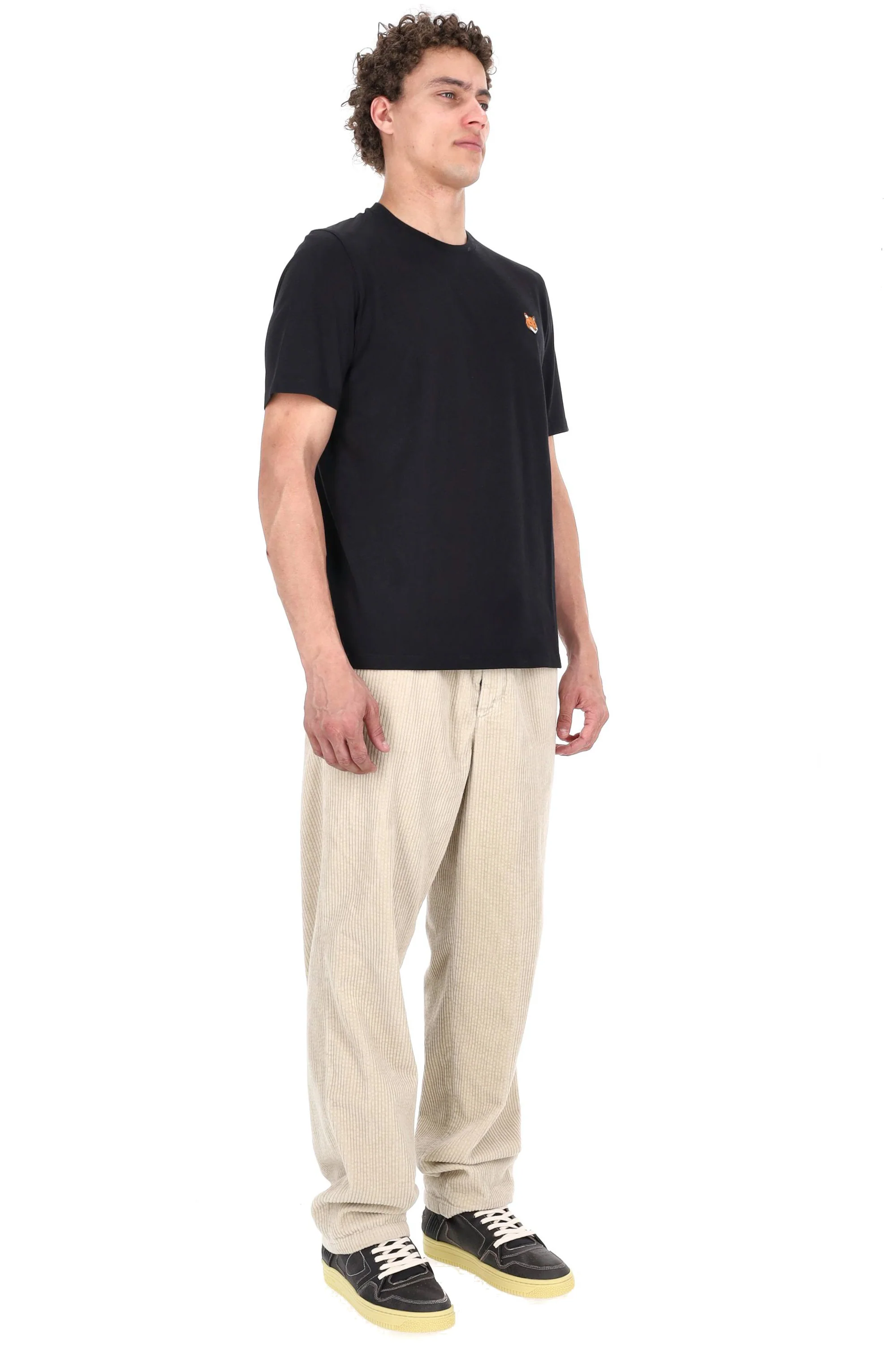 Maison Kitsune Crew Neck Cotton T-Shirt with Logo - SS26 - Image 3