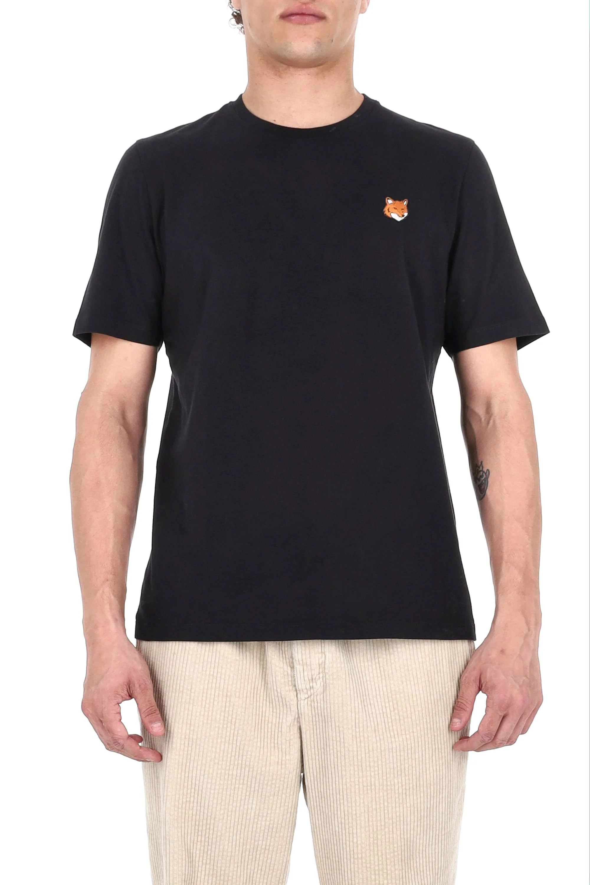 Maison Kitsune Crew Neck Cotton T-Shirt with Logo - SS26 - Image 7