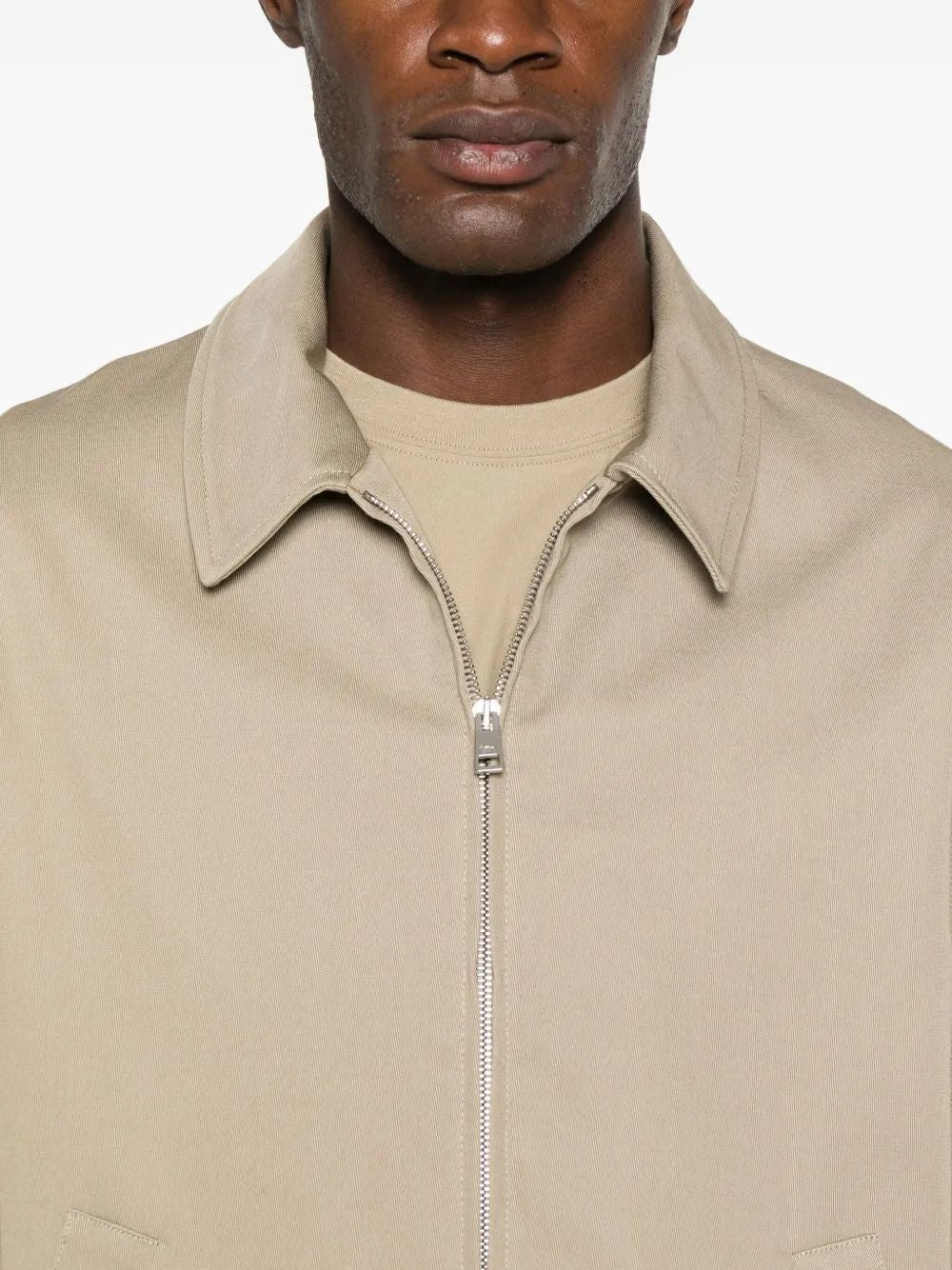 Maison Kitsuné Elastic Waist Zip Blouson Jacket for Men - Image 5