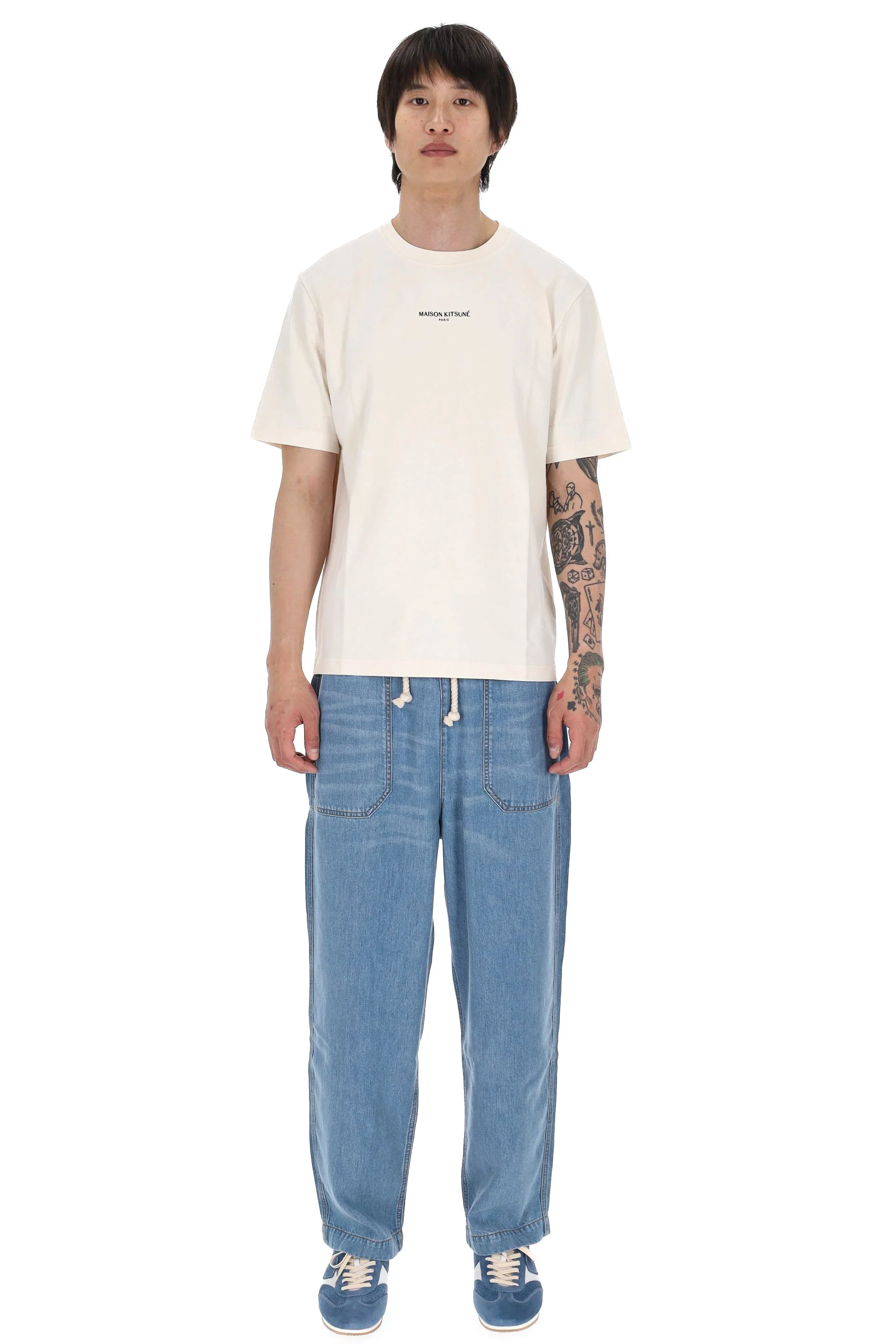Maison Kitsune Elegant Mini T-Shirt for Men - Image 2