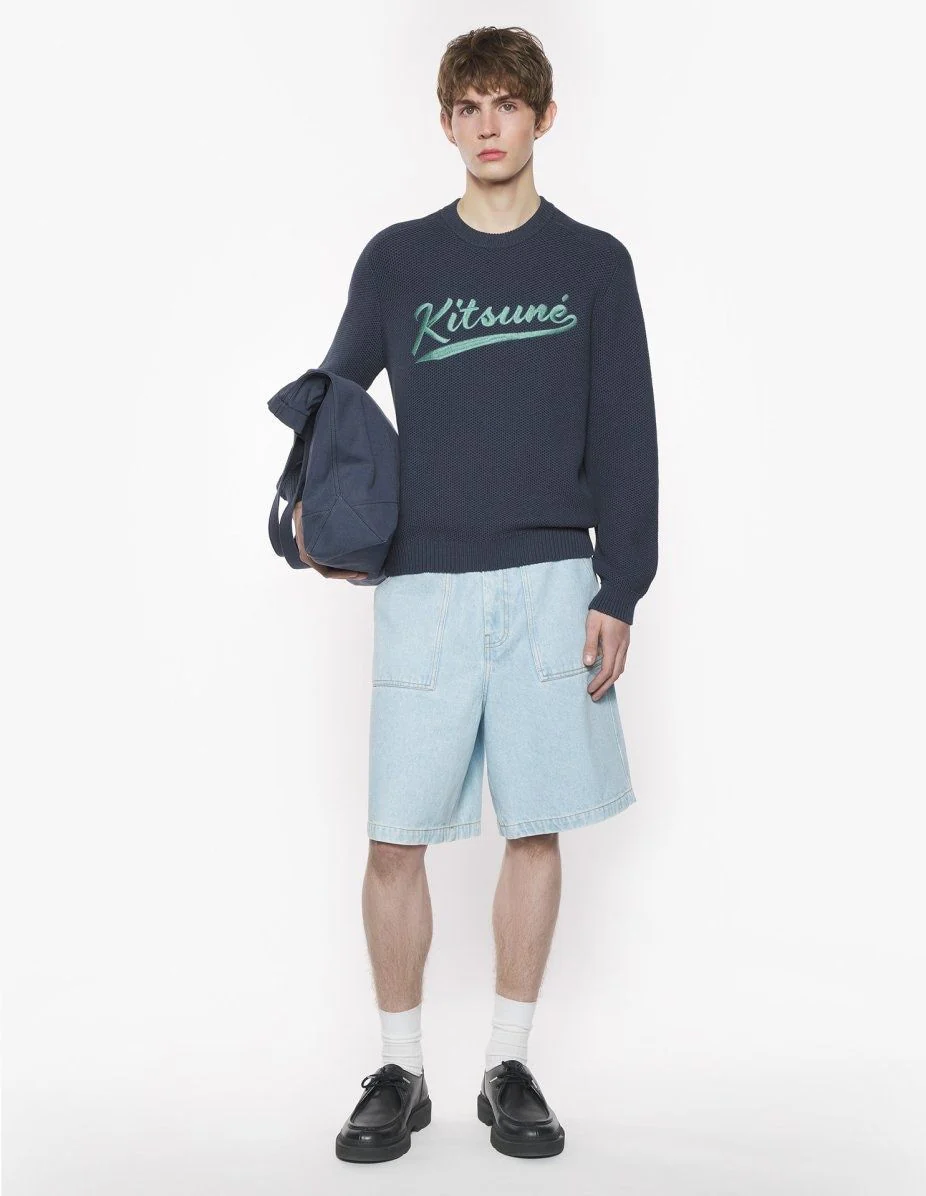 Maison Kitsuné Embroidered Mesh Jumpsuit for Men - Image 2