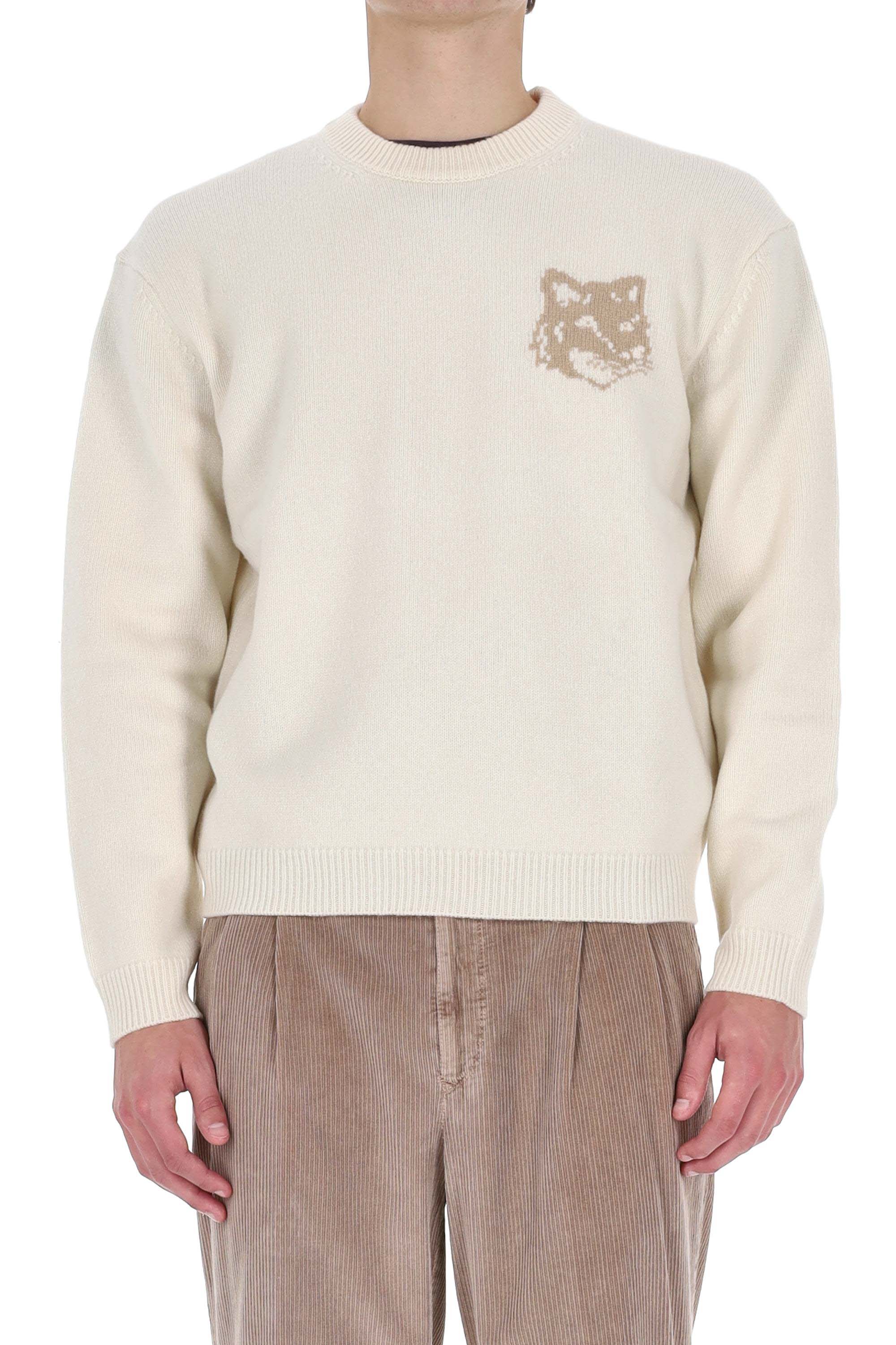 Maison Kitsune Men's Cozy Knit Sweater - FW25 Collection