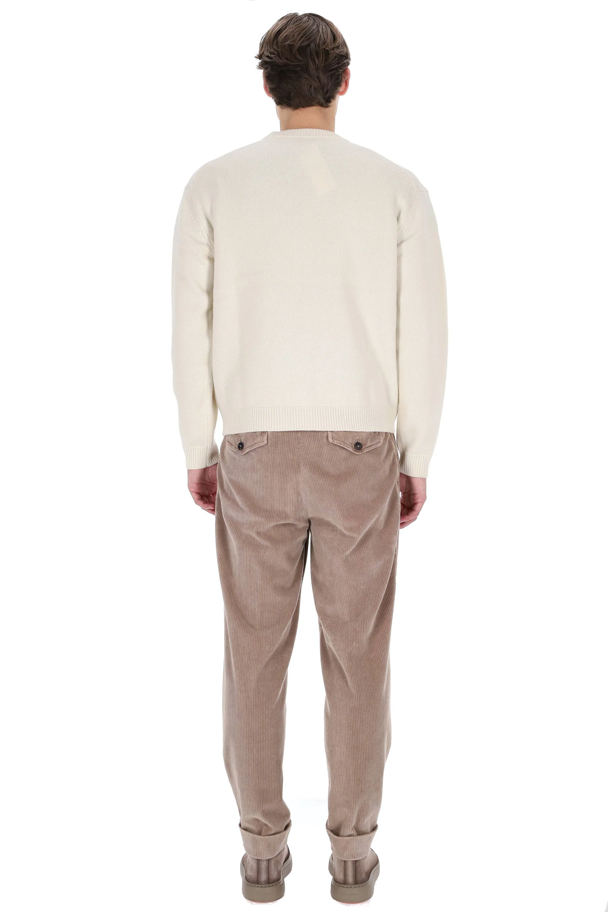 Maison Kitsune Men's Cozy Knit Sweater - FW25 Collection - Image 4