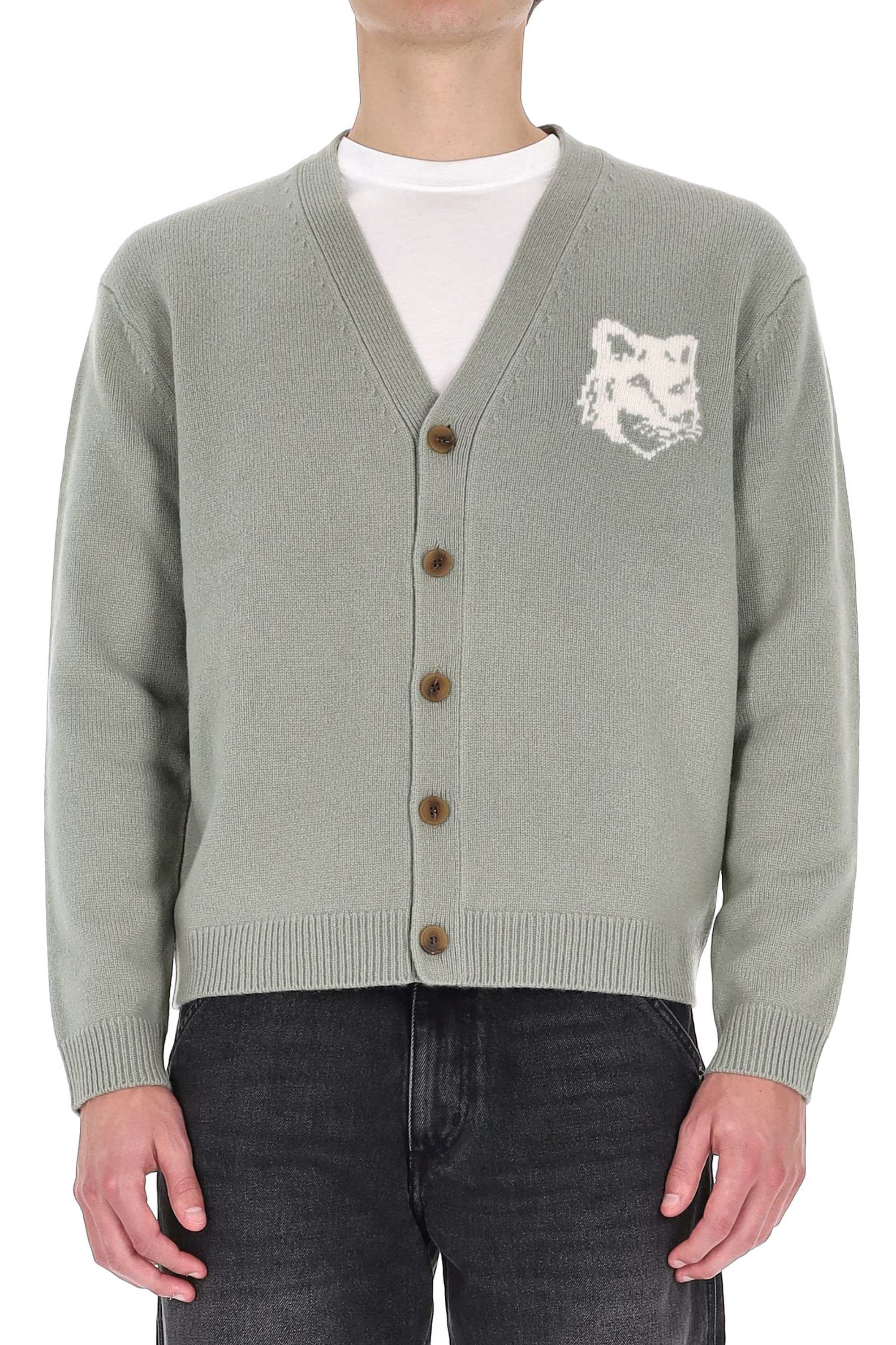 Maison Kitsune Men's Cozy Knit Sweater - FW25 Collection